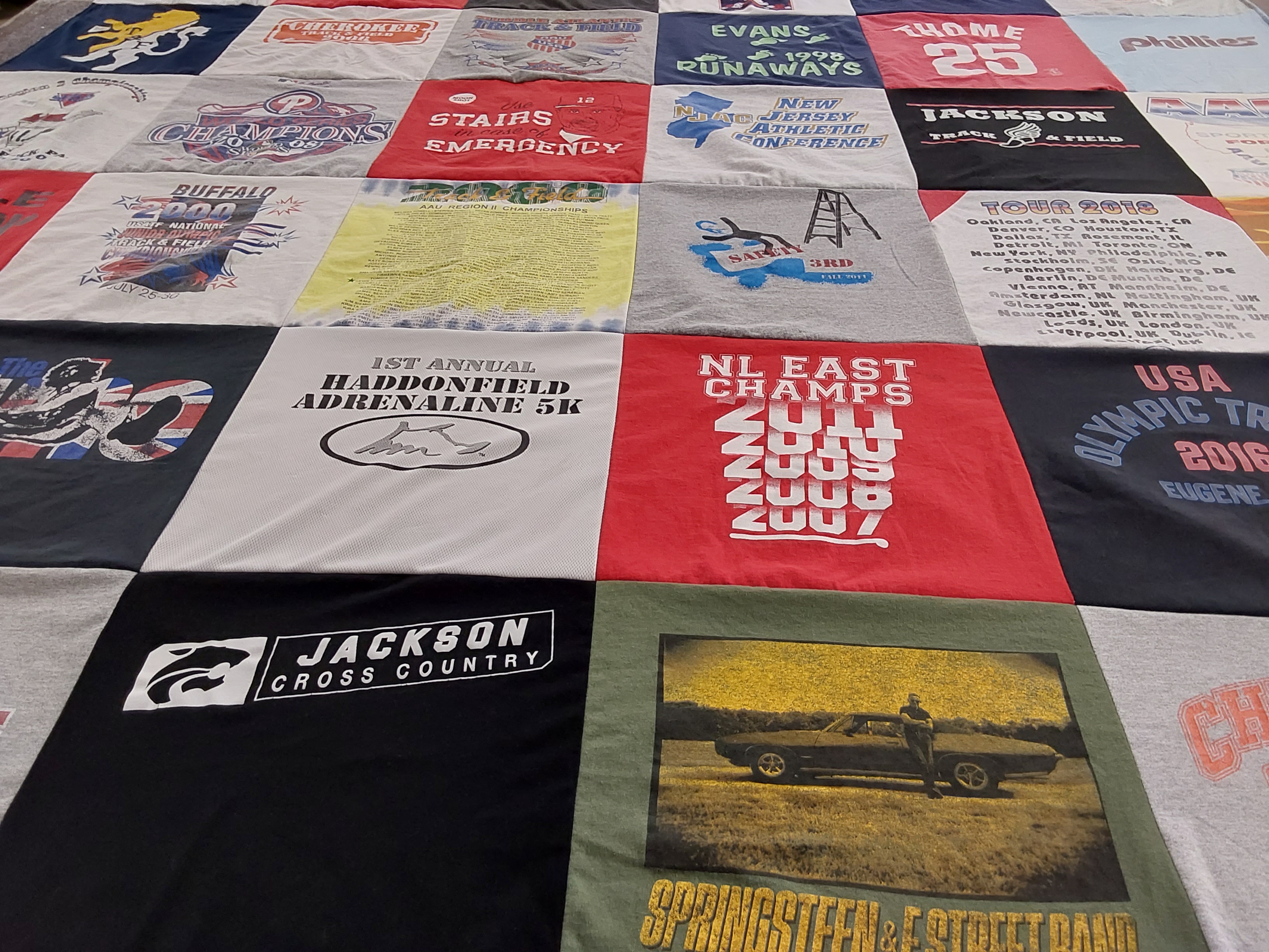 T-shirt quilt from jackson cross country by Kevin from NJ