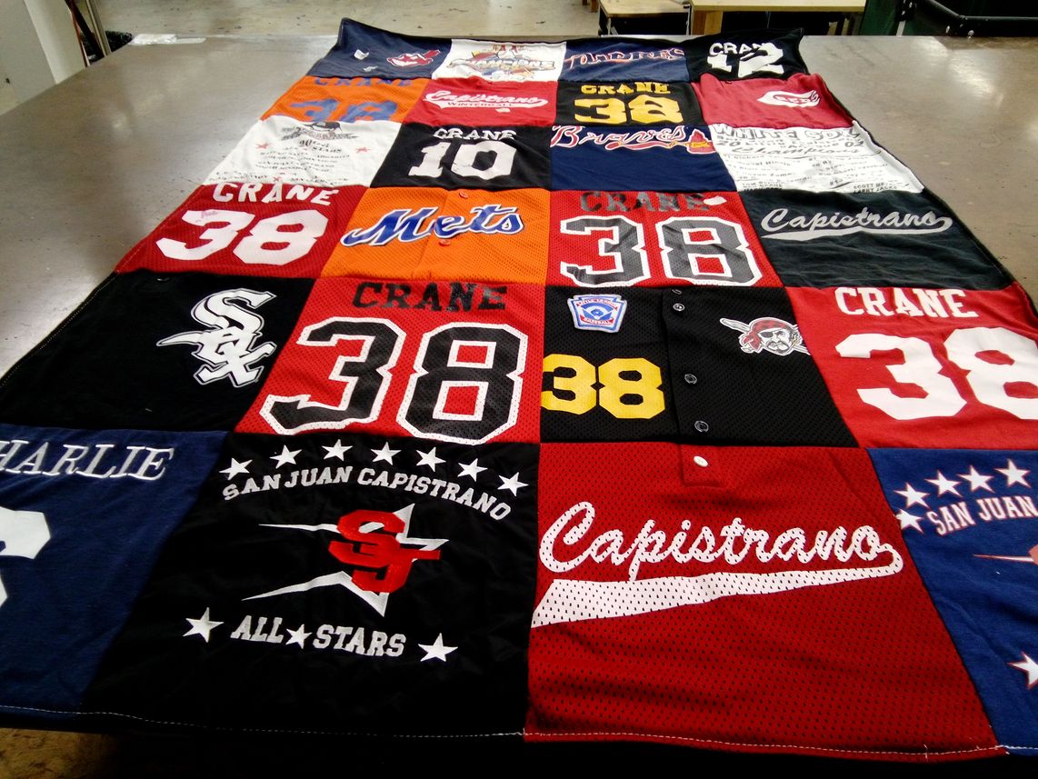 T-shirt quilt from san juan capistrano by colleen from CA