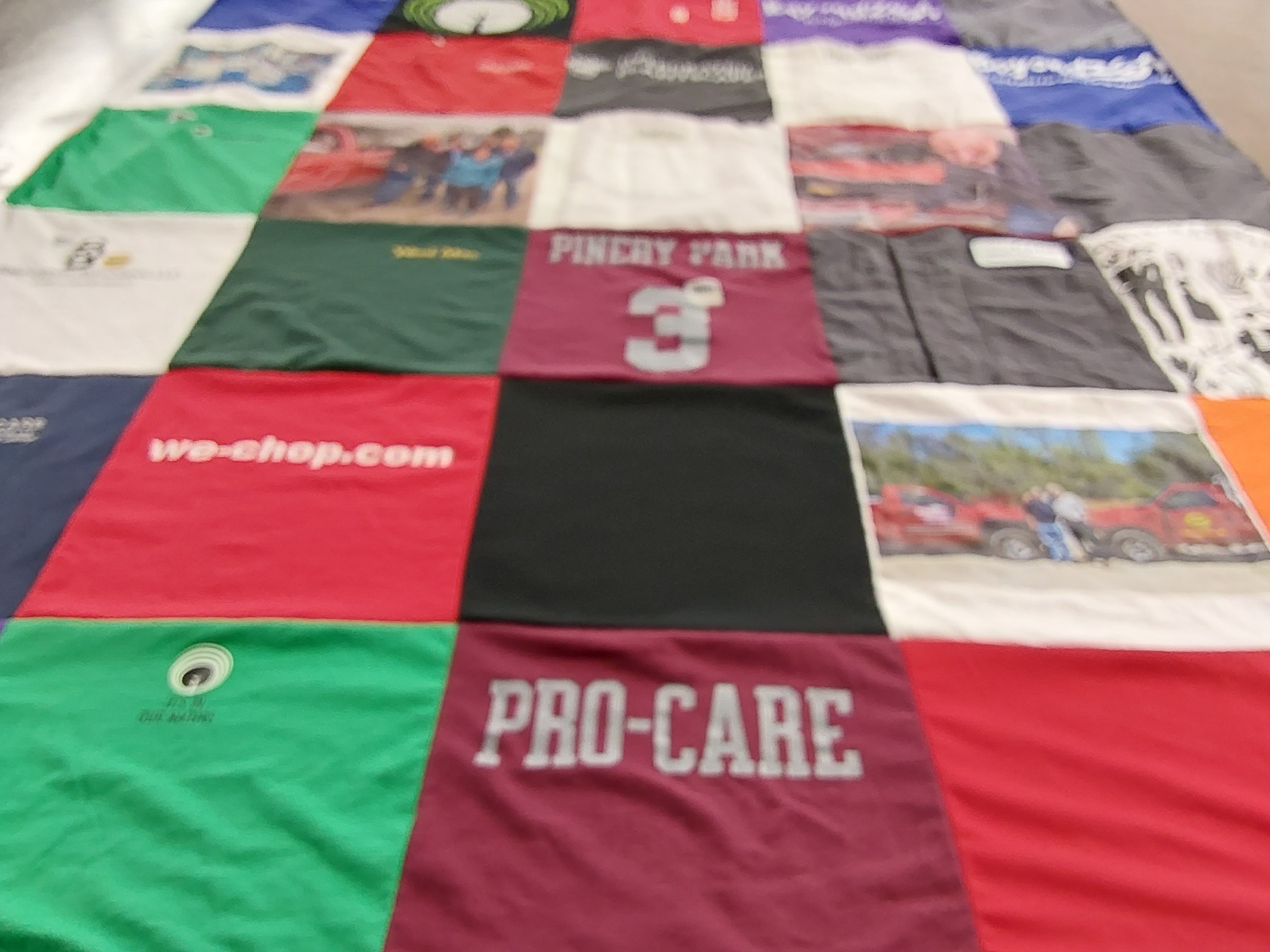 T-shirt quilt by Phyllis from MI