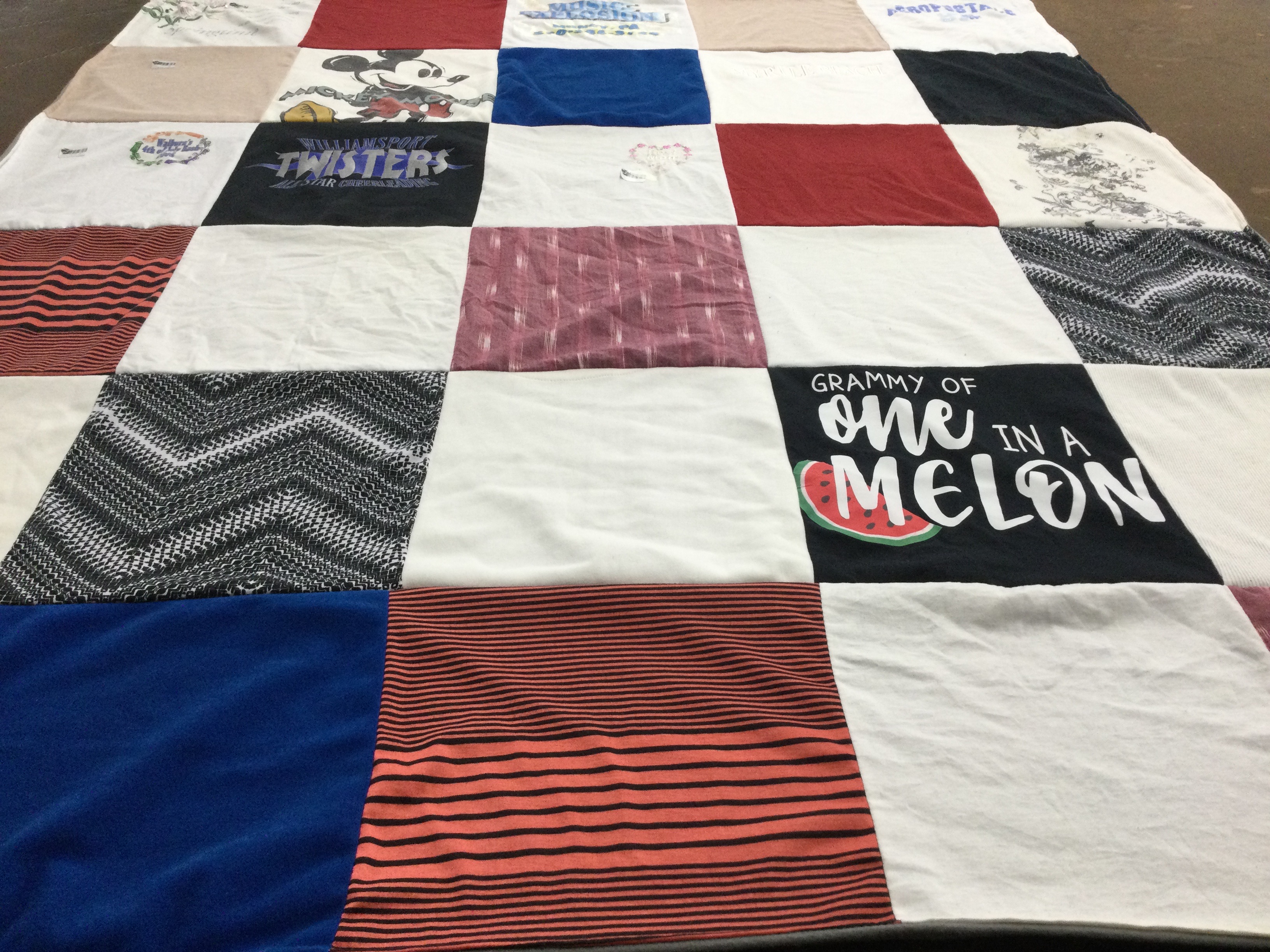 T-shirt quilt from williamsport high school by Dawn from PA