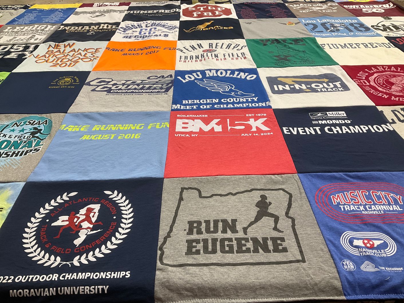 T-shirt quilt featuring bergen county champions, event champion by Steven from NJ