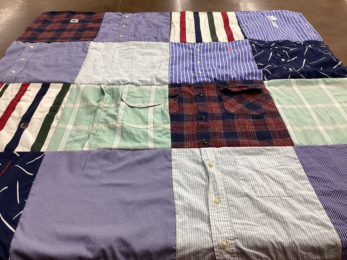 T-shirt quilt by Martha from SC