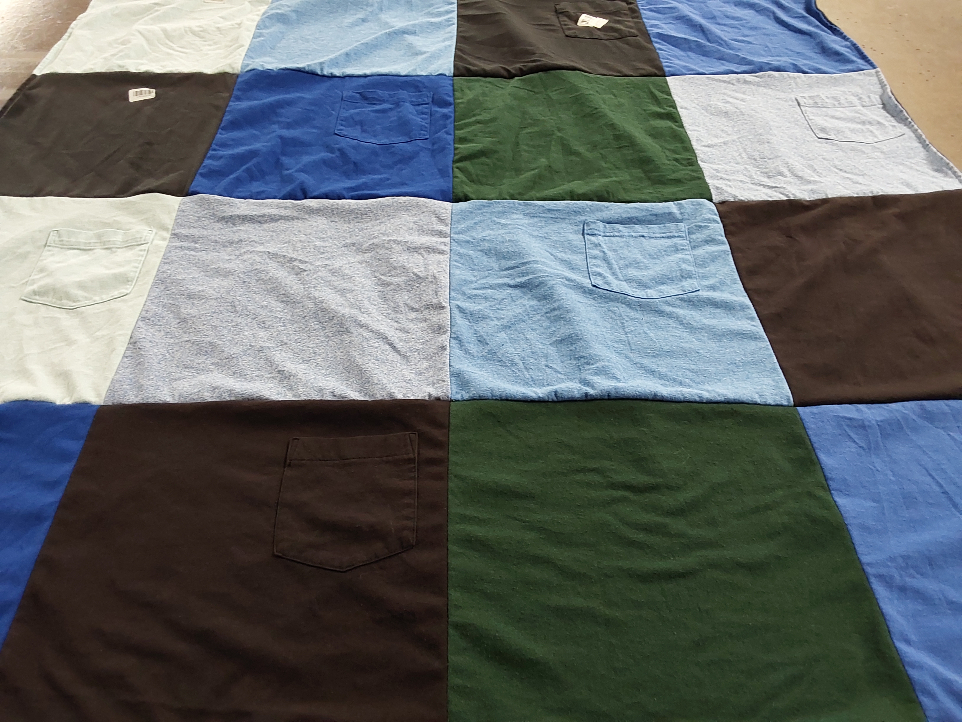 T-shirt quilt by Dina from TN