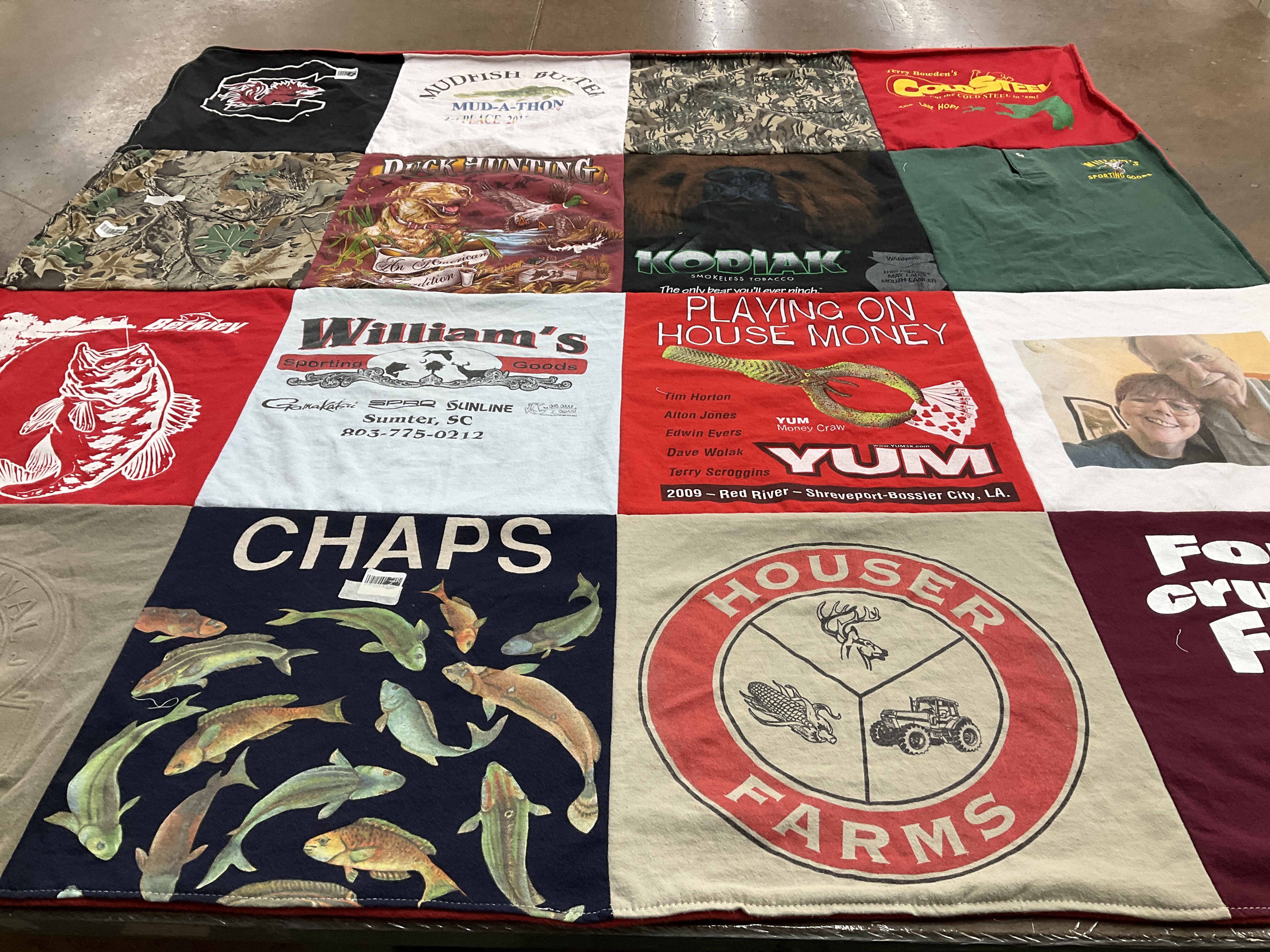 T-shirt quilt from university of south carolina by tammy from SC