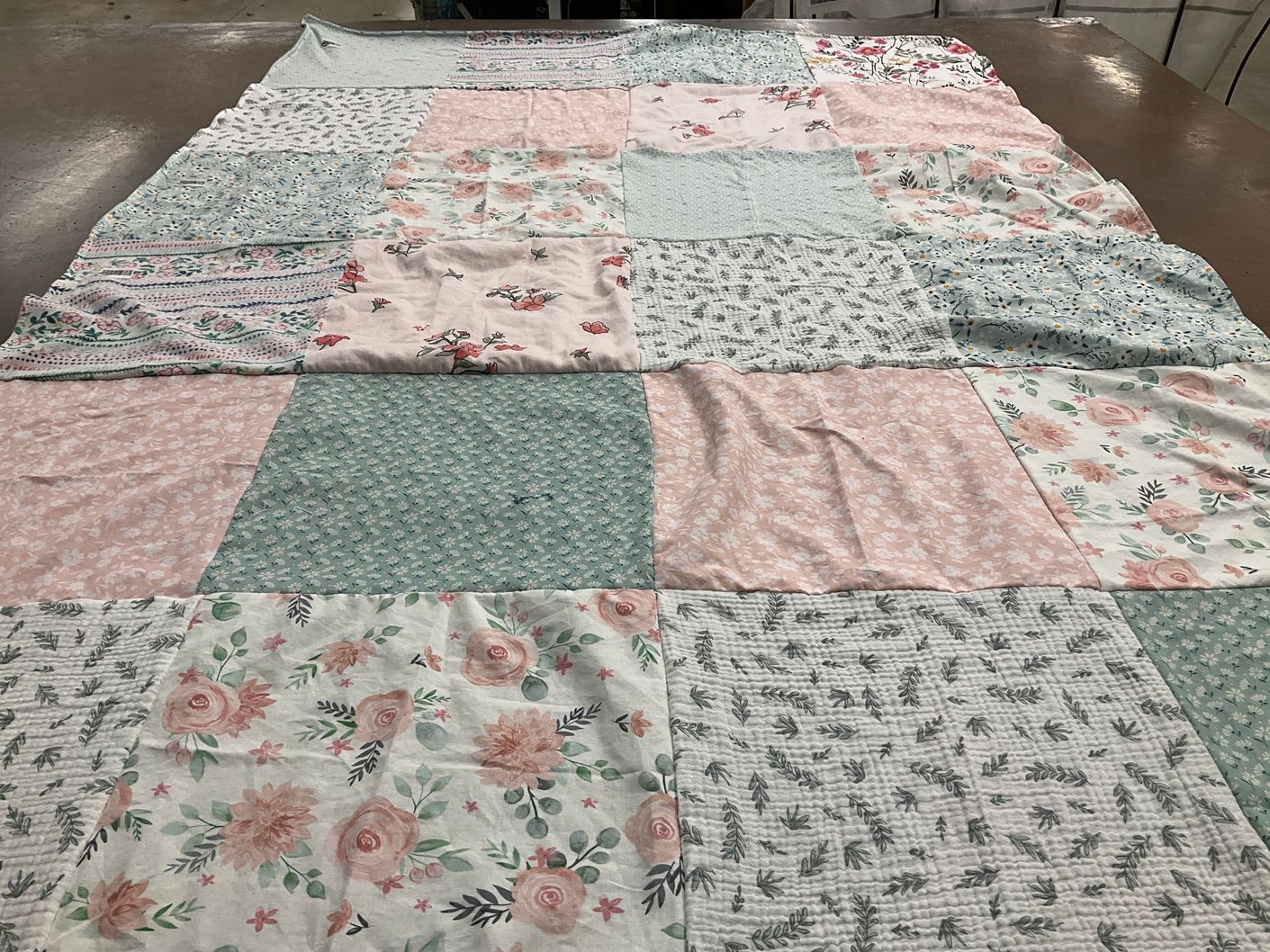 T-shirt quilt with sewing, crafting themes by Annabel from CA