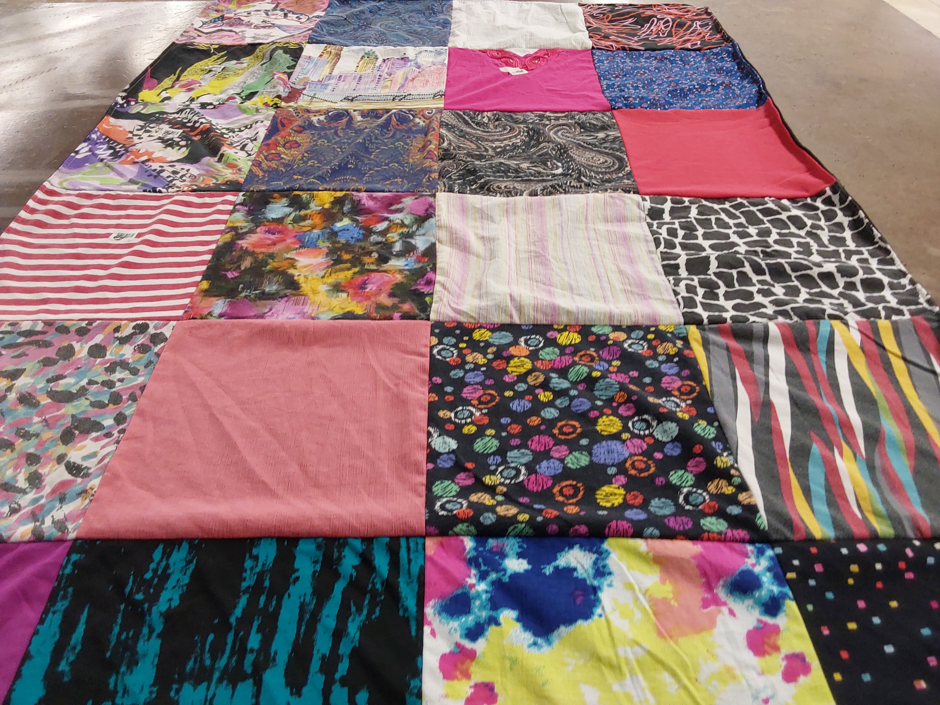T-shirt quilt by Gina from TX