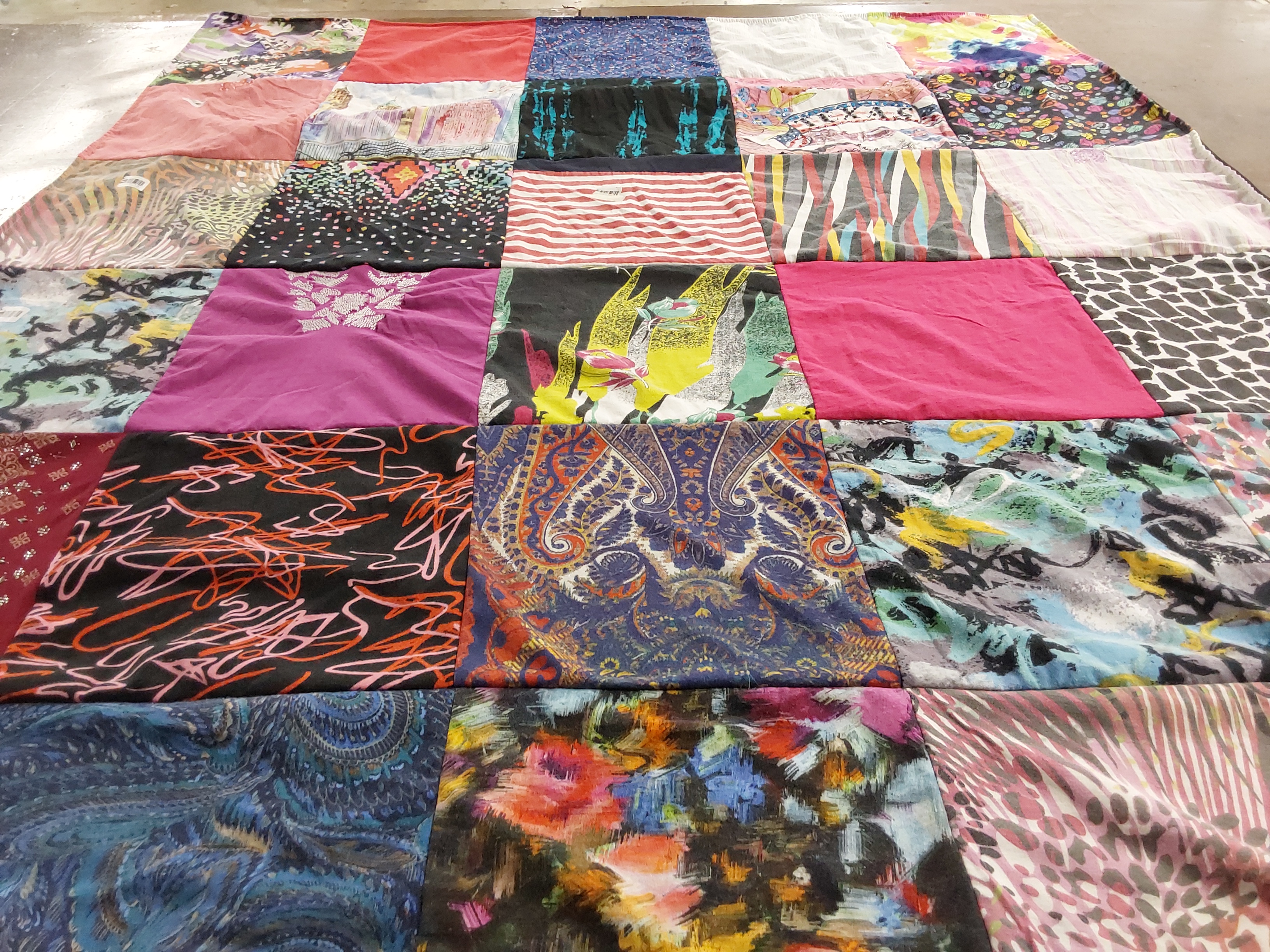T-shirt quilt by Gina from TX