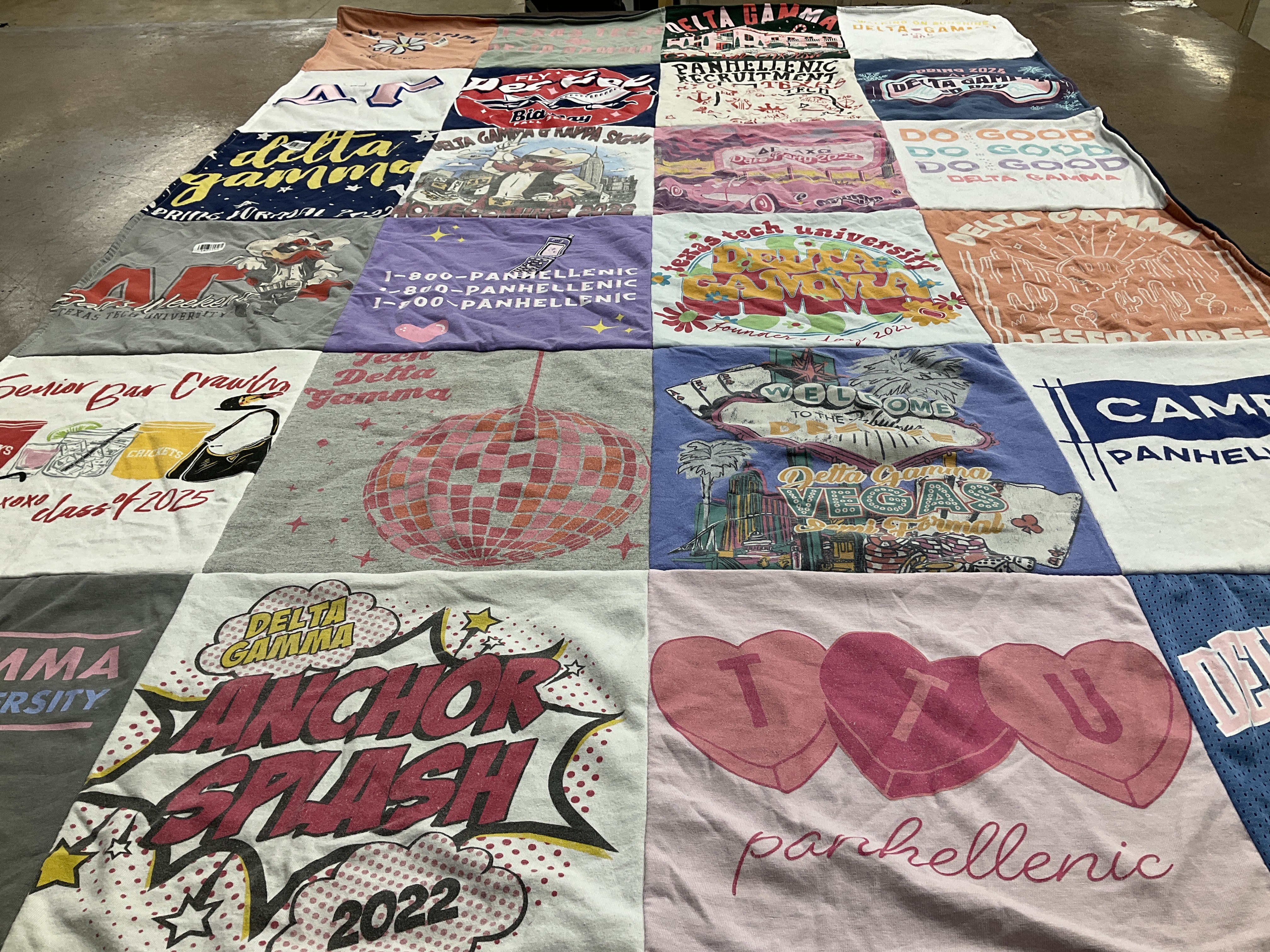 T-shirt quilt from texas tech university by Alison from TX