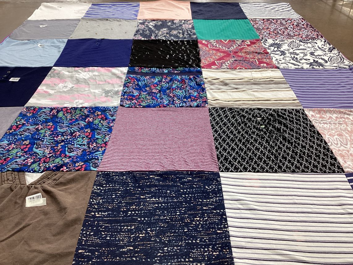 T-shirt quilt with sewing, crafting themes by Hal from KY