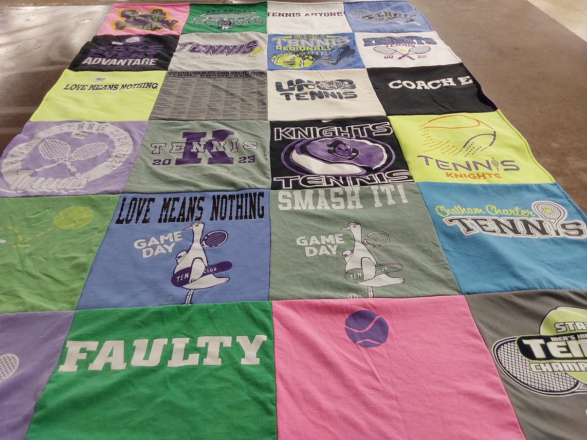 T-shirt quilt from knights tennis by John from NC