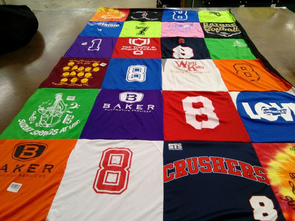 T-shirt quilt from university of south carolina by Kameka from SC