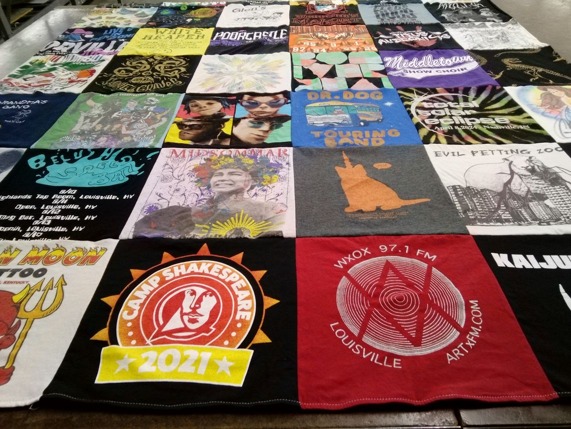 T-shirt quilt from middletown show choir by Gracie from KY