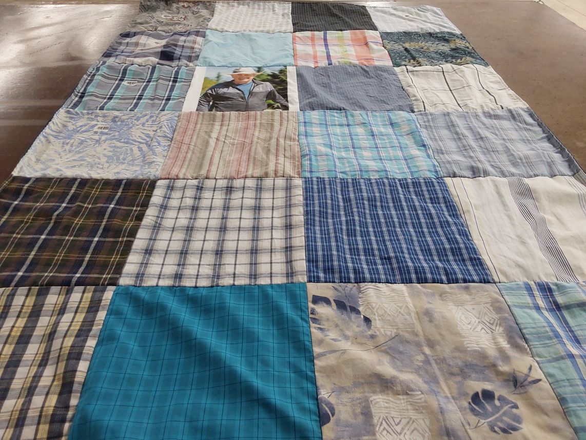 T-shirt quilt by Mary Beth from FL