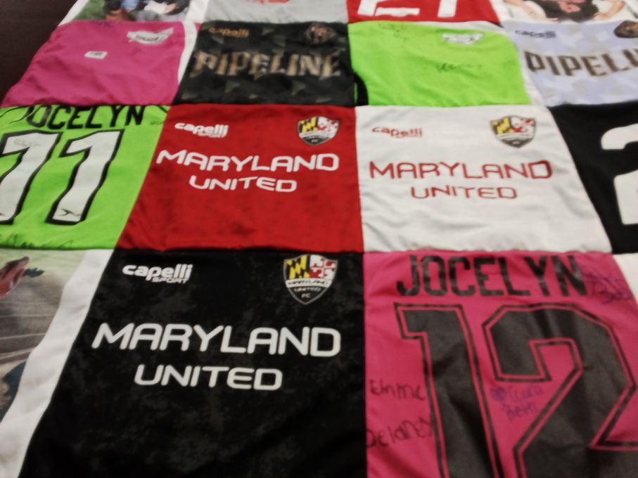 T-shirt quilt featuring maryland united by Anita from MD