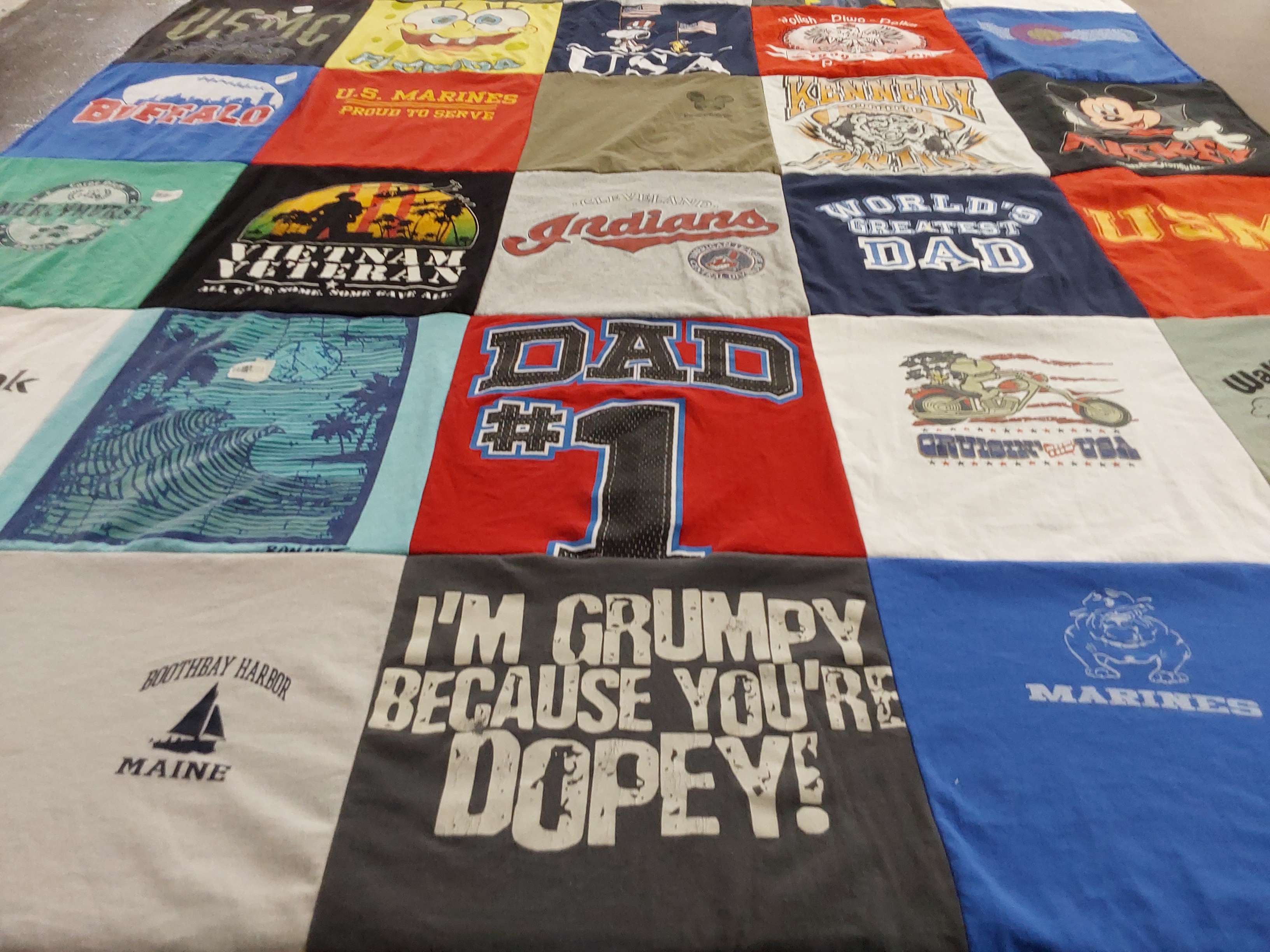 T-shirt quilt from kentucky university by Kimberly from NY