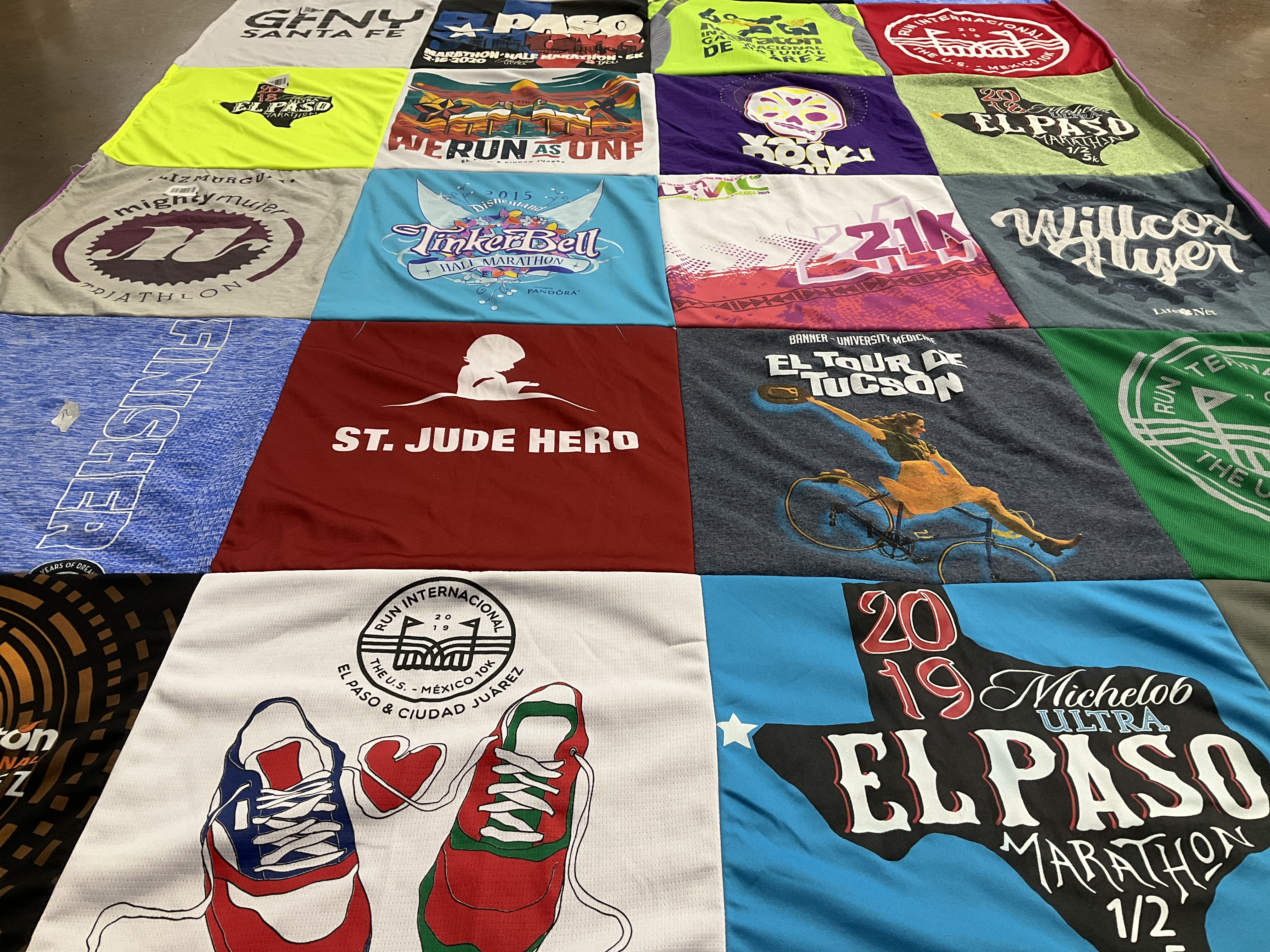 T-shirt quilt from banner university medical by Blanca from TX