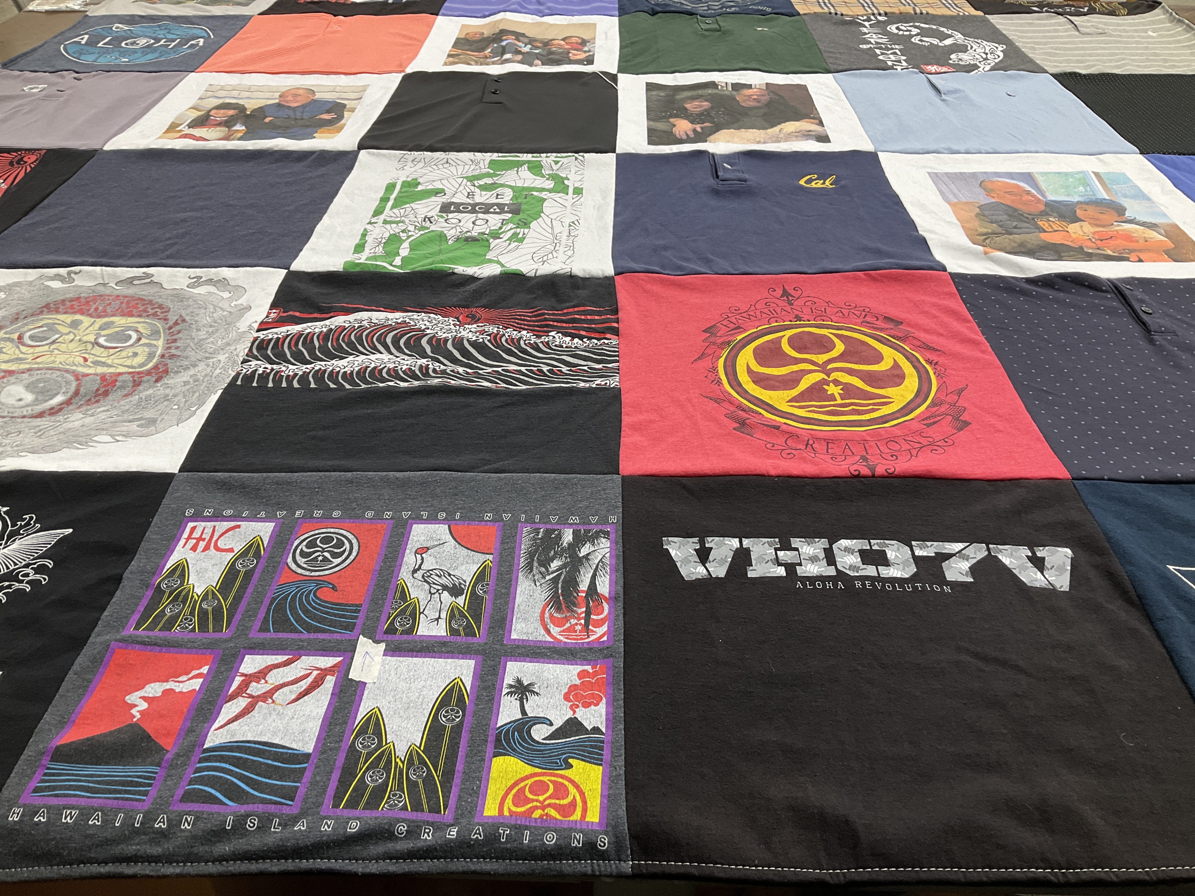 T-shirt quilt from university of california, berkeley by Elenor from CA