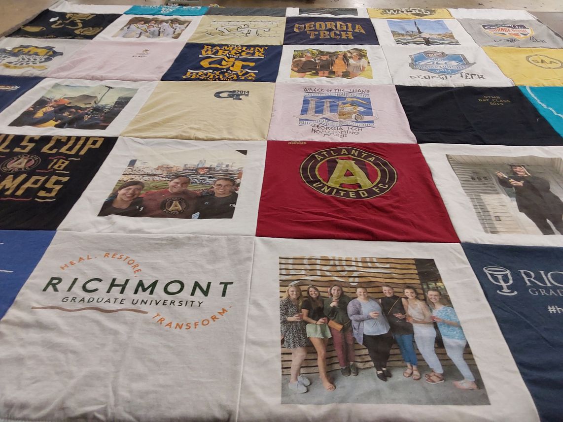 T-shirt quilt featuring atlanta united fc by Angelique from GA