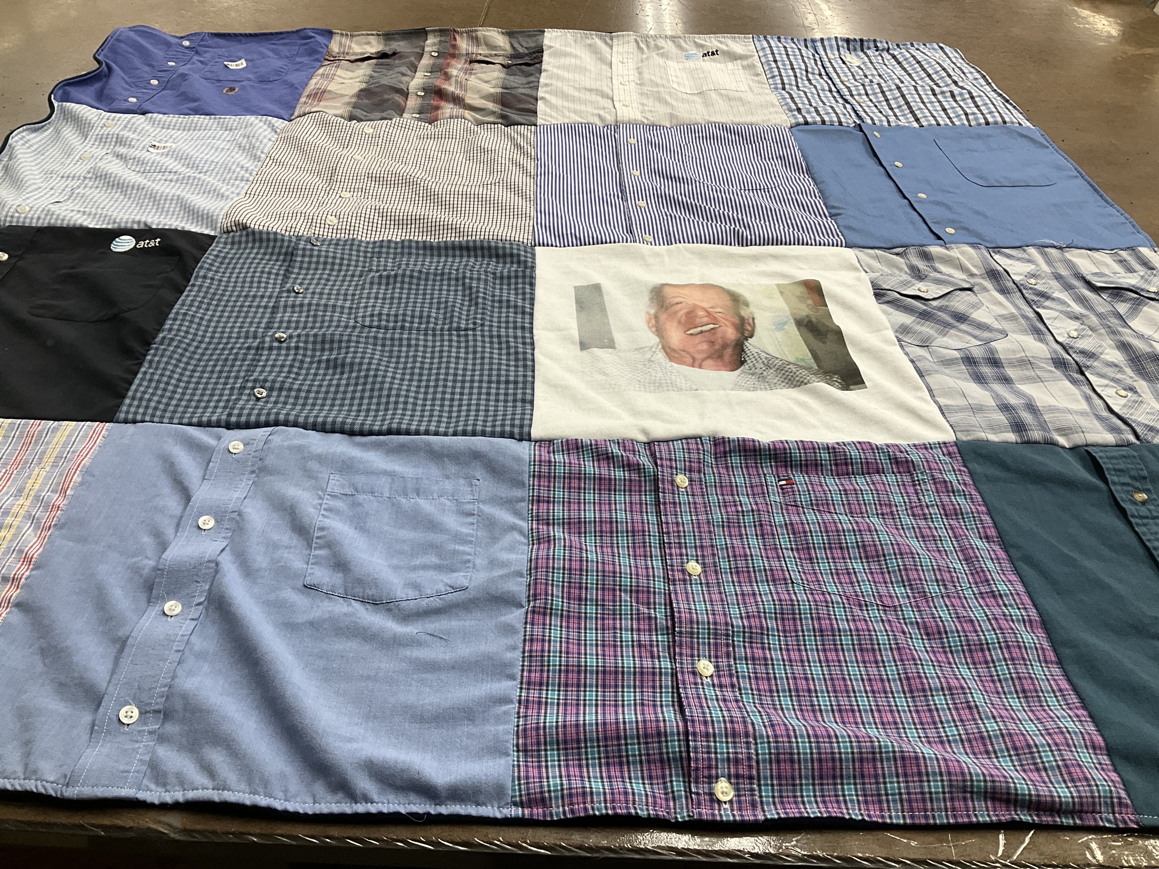 T-shirt quilt by Elaine from FL