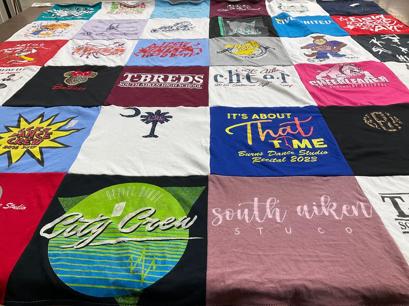 T-shirt quilt featuring south aiken high school, aiken high school by allyson from SC