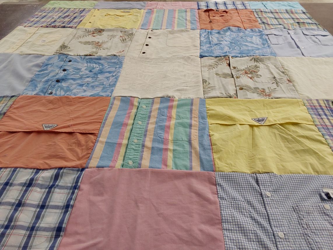 T-shirt quilt with fashion, textiles themes by S from VA