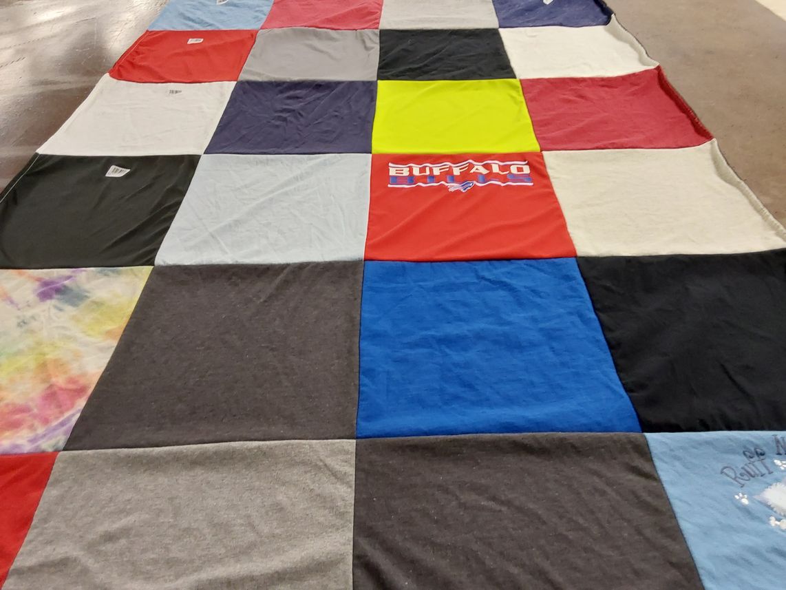 T-shirt quilt by Julie from NY
