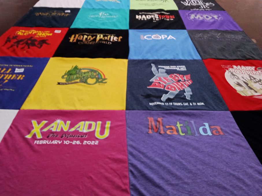 T-shirt quilt from superior high school by Brian from UT