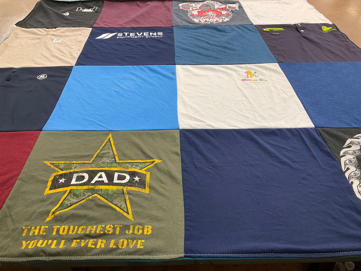 T-shirt quilt by Amber from ND