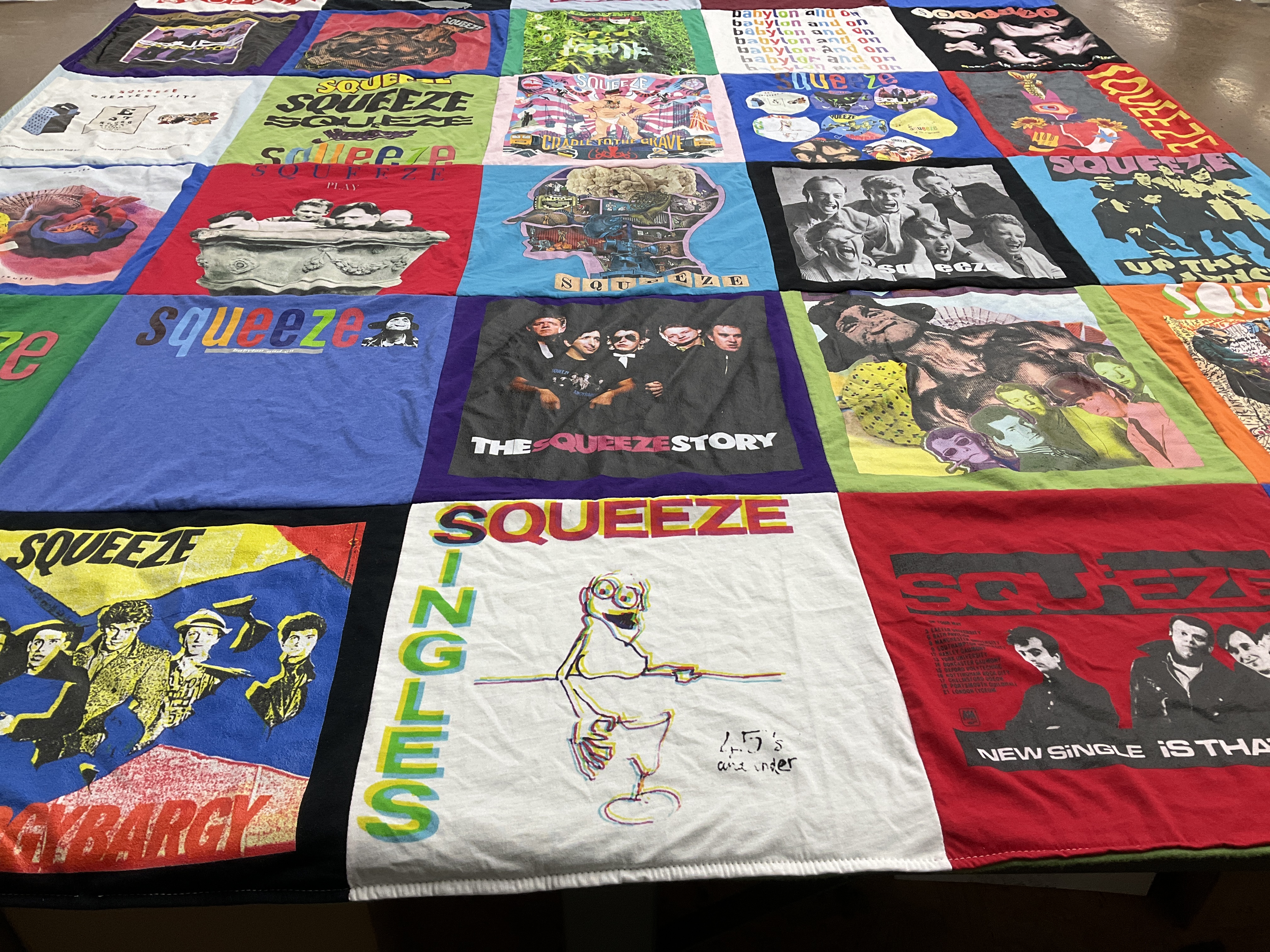 T-shirt quilt by Alice from CA