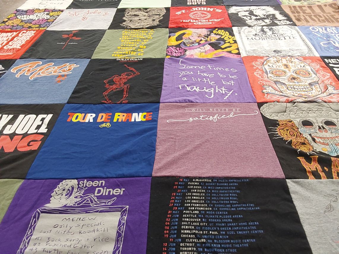 T-shirt quilt featuring new york mets by MONICA from NY