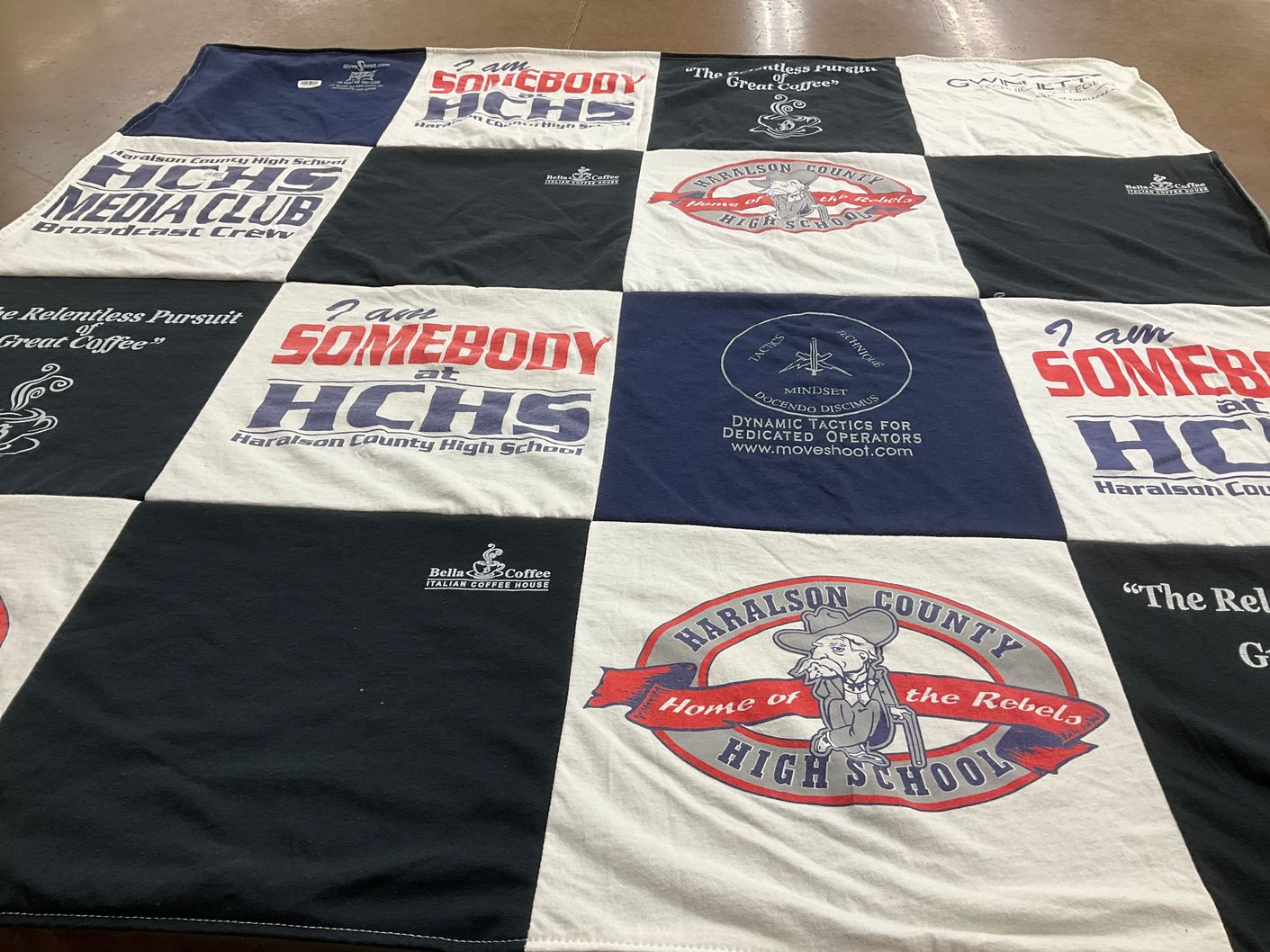 T-shirt quilt from haralson county high school by Kevin from SC