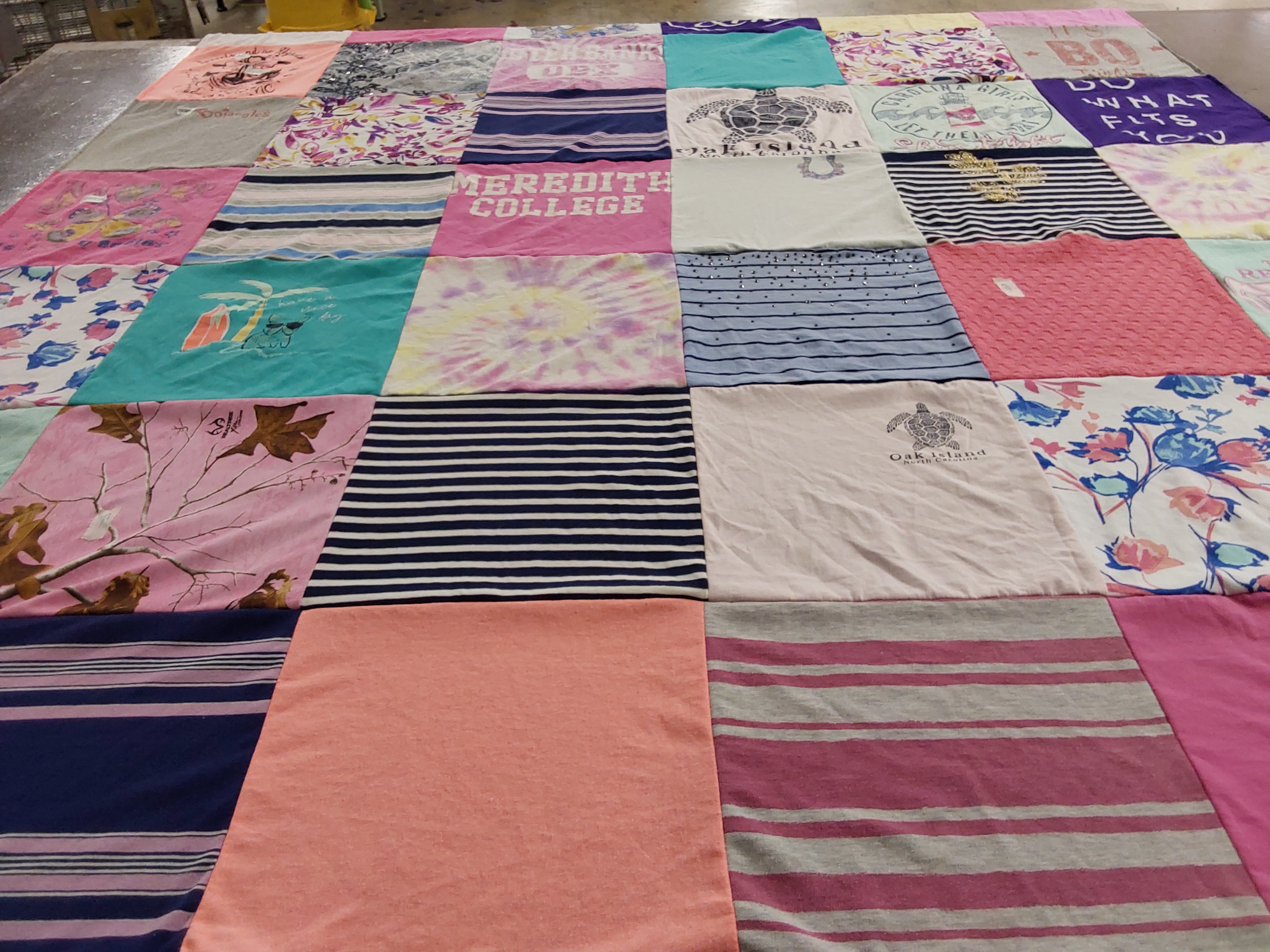 T-shirt quilt from meredith college by Karen from NC