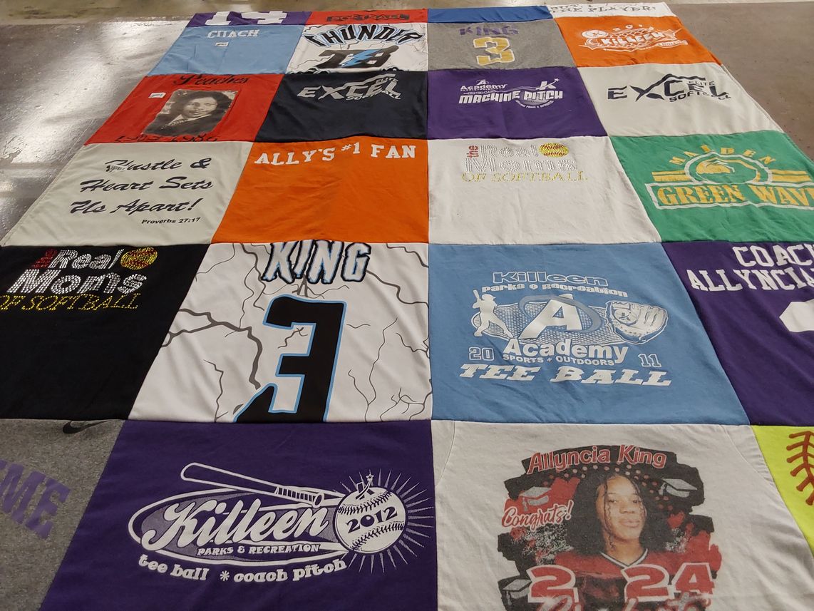 T-shirt quilt from academy sports and outdoors by Katrina from TX