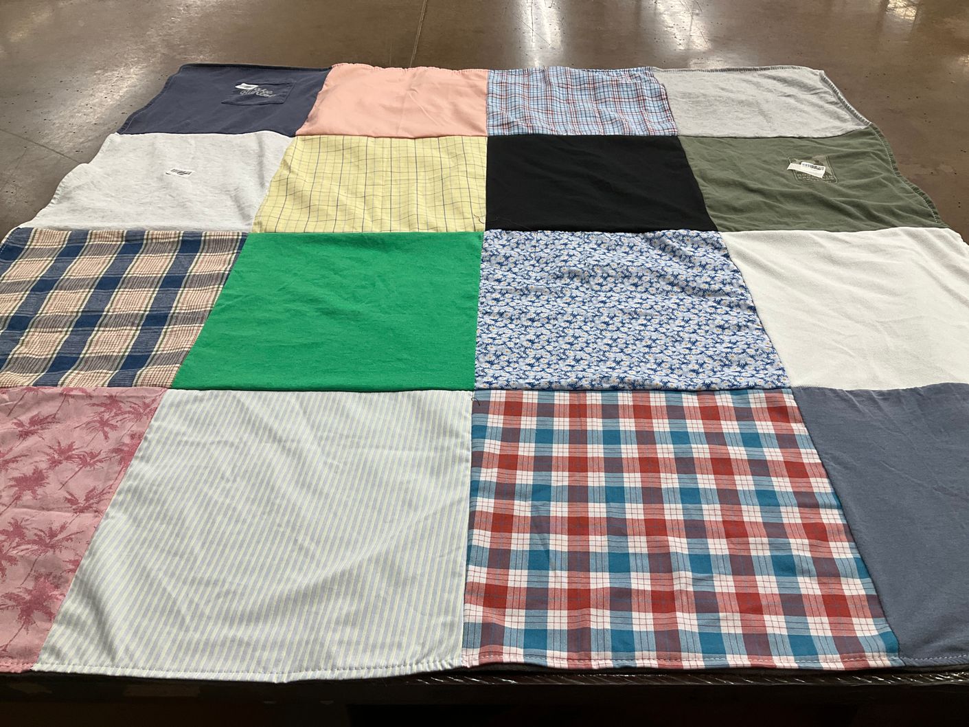 T-shirt quilt with fashion, textiles themes by elizabeth from GA