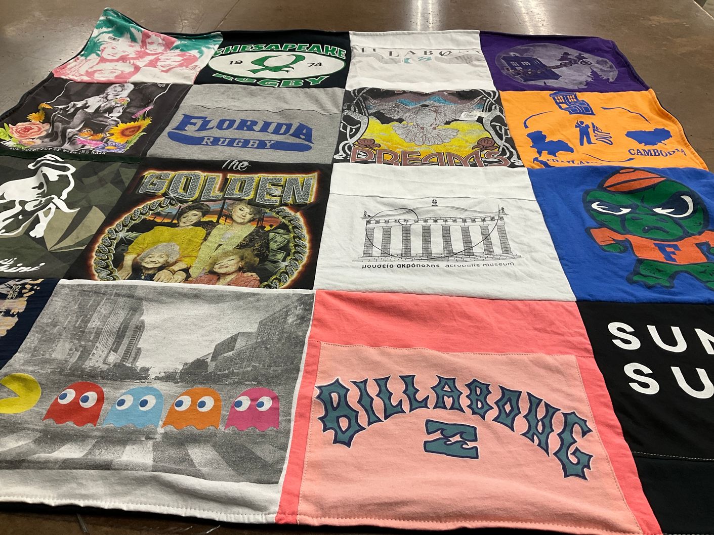 T-shirt quilt featuring florida gators by Sydney from AE
