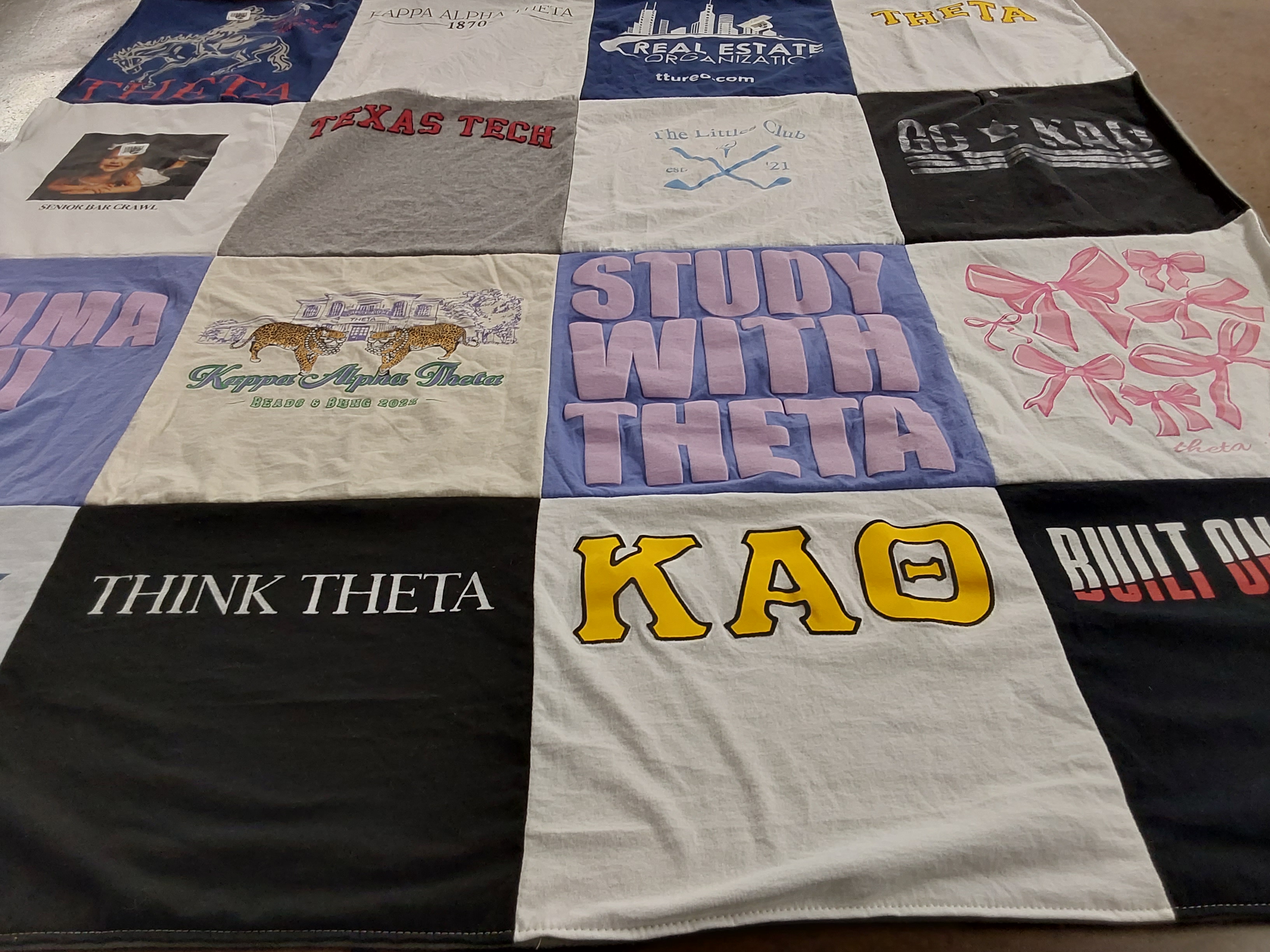 T-shirt quilt from texas tech university by Andrea from TX