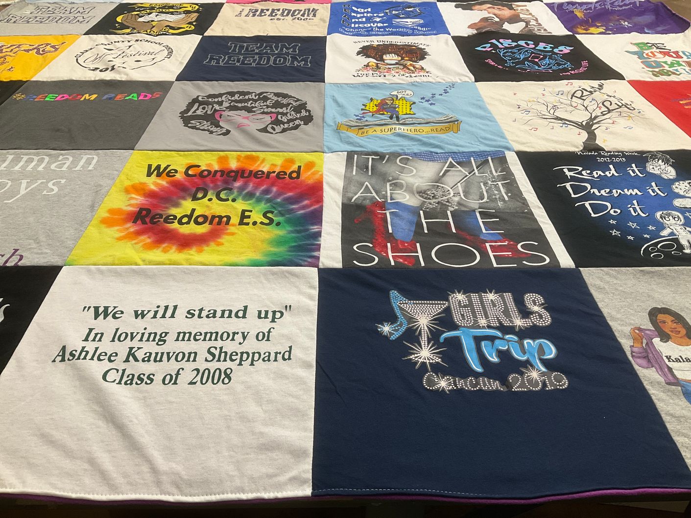 T-shirt quilt from freedom e.s. by Kalandra from NV
