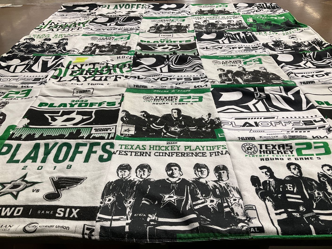 T-shirt quilt featuring dallas stars by Katie from TX