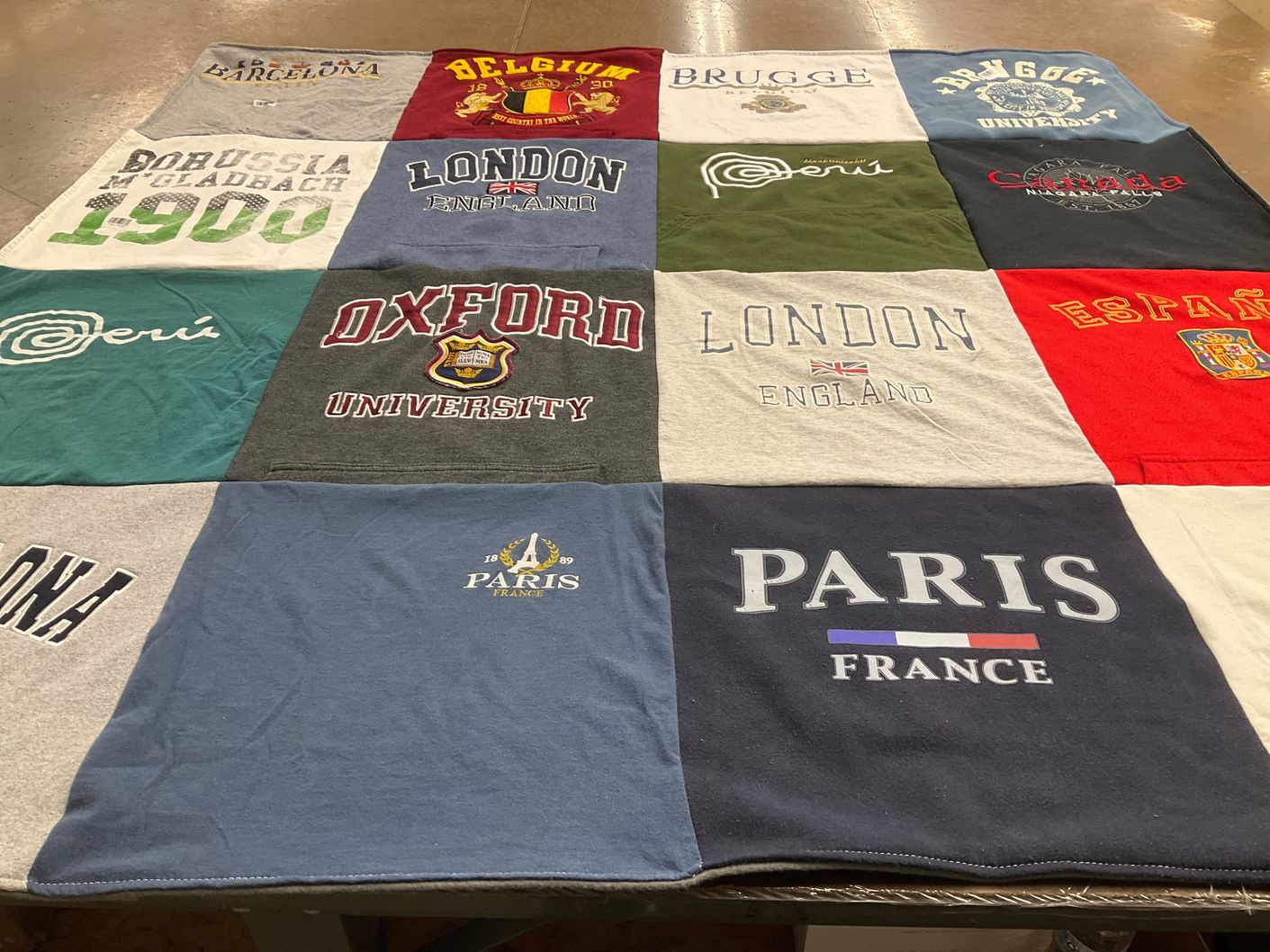 T-shirt quilt featuring borussia m'gladbach by Piper from PA
