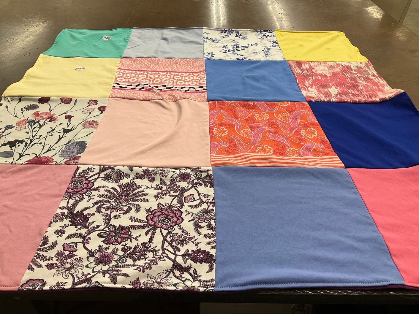 T-shirt quilt with sewing, crafting themes by Jessica from MD