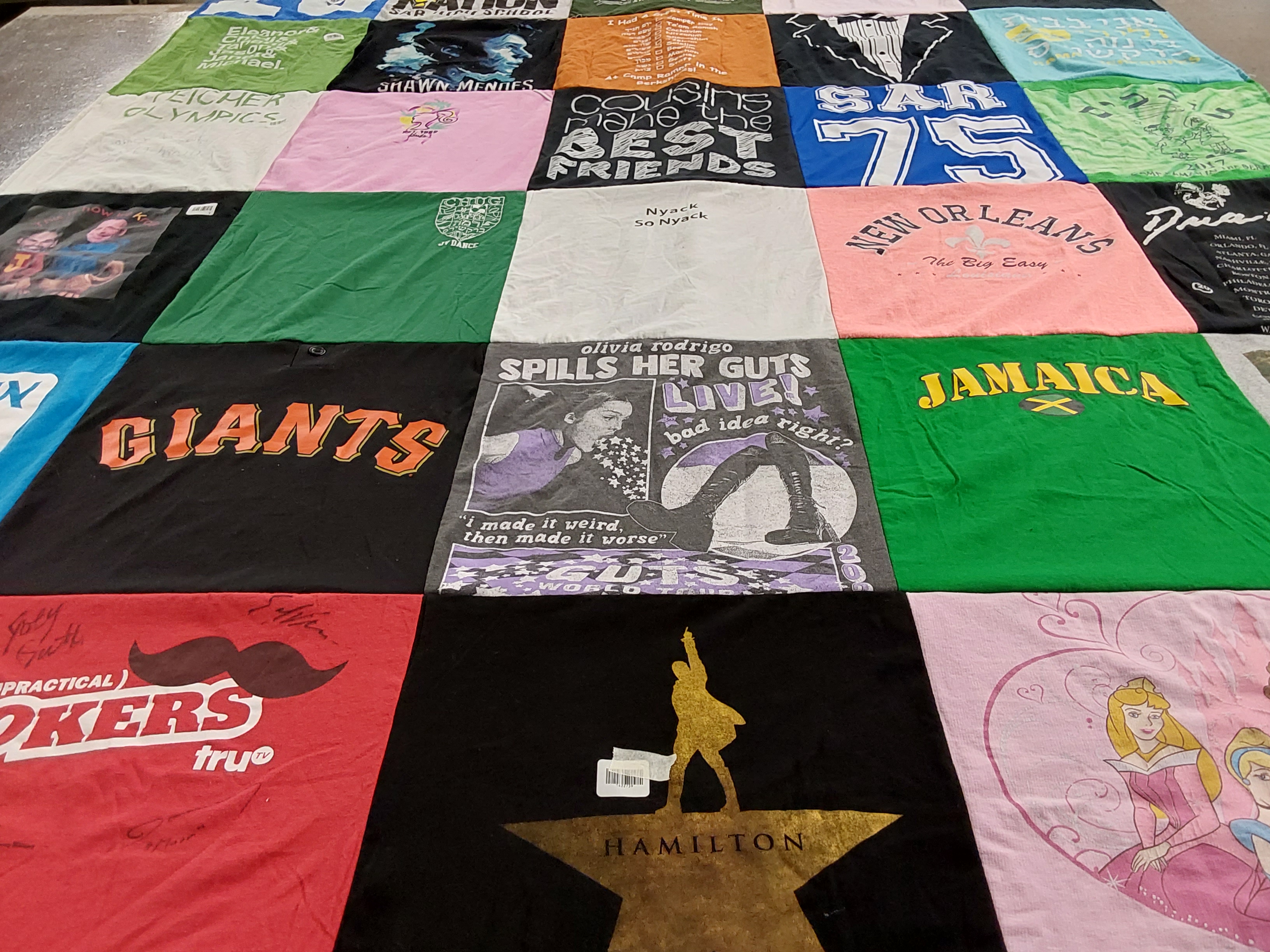 T-shirt quilt featuring new york giants by Ilana from NJ