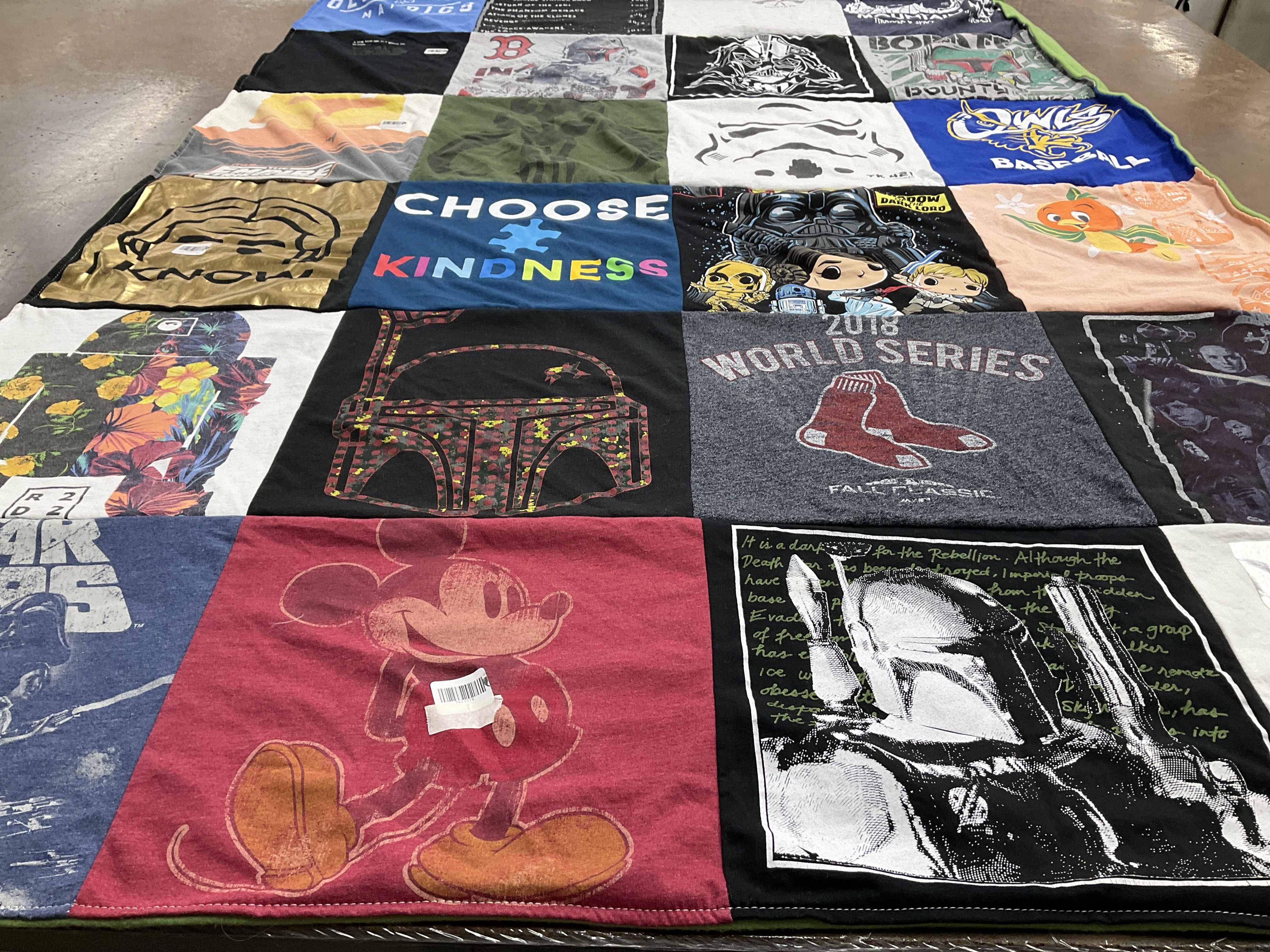 T-shirt quilt featuring boston red sox by Stacy from ME