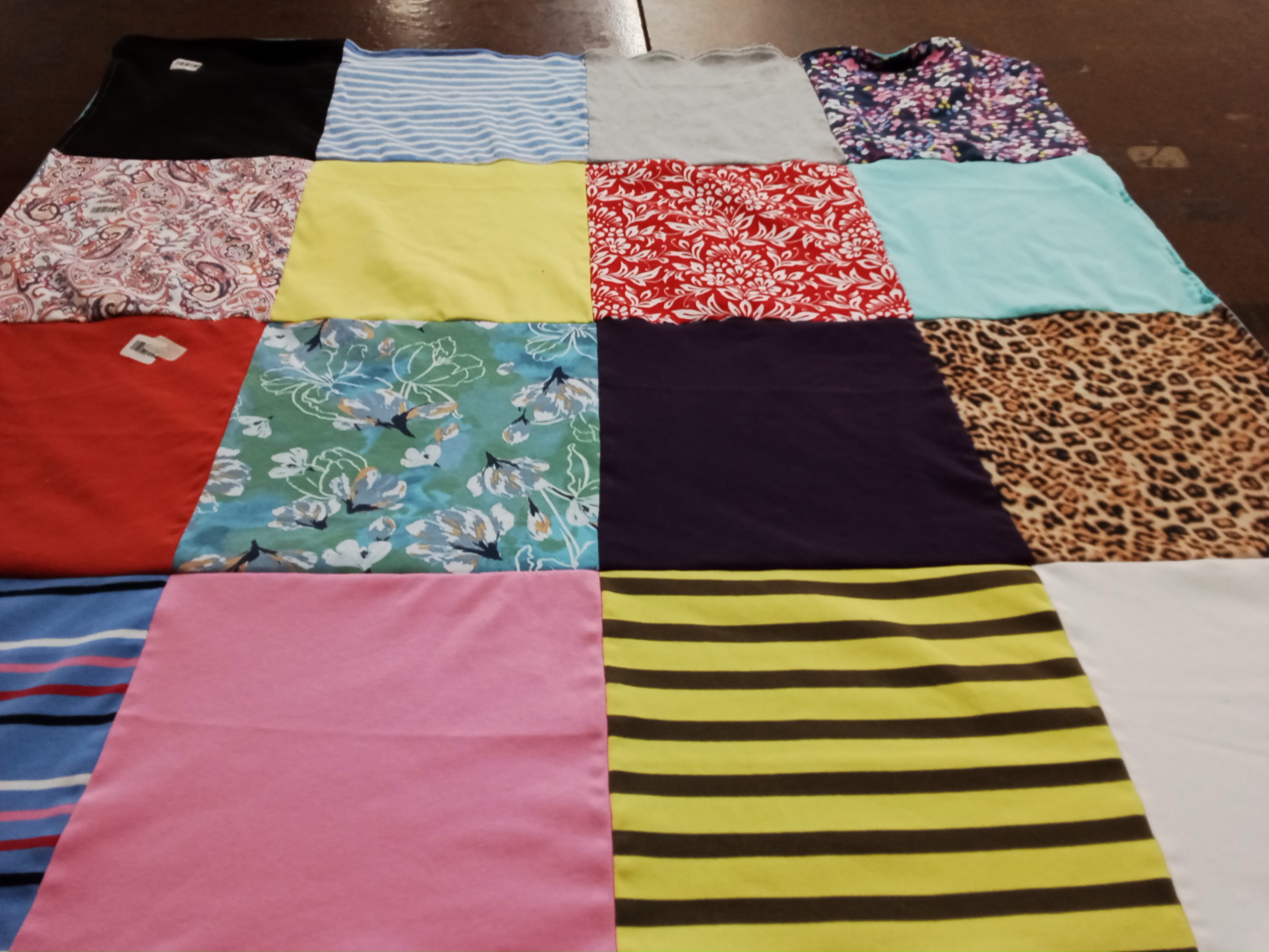 T-shirt quilt with fashion, crafting themes by Kristin from VA