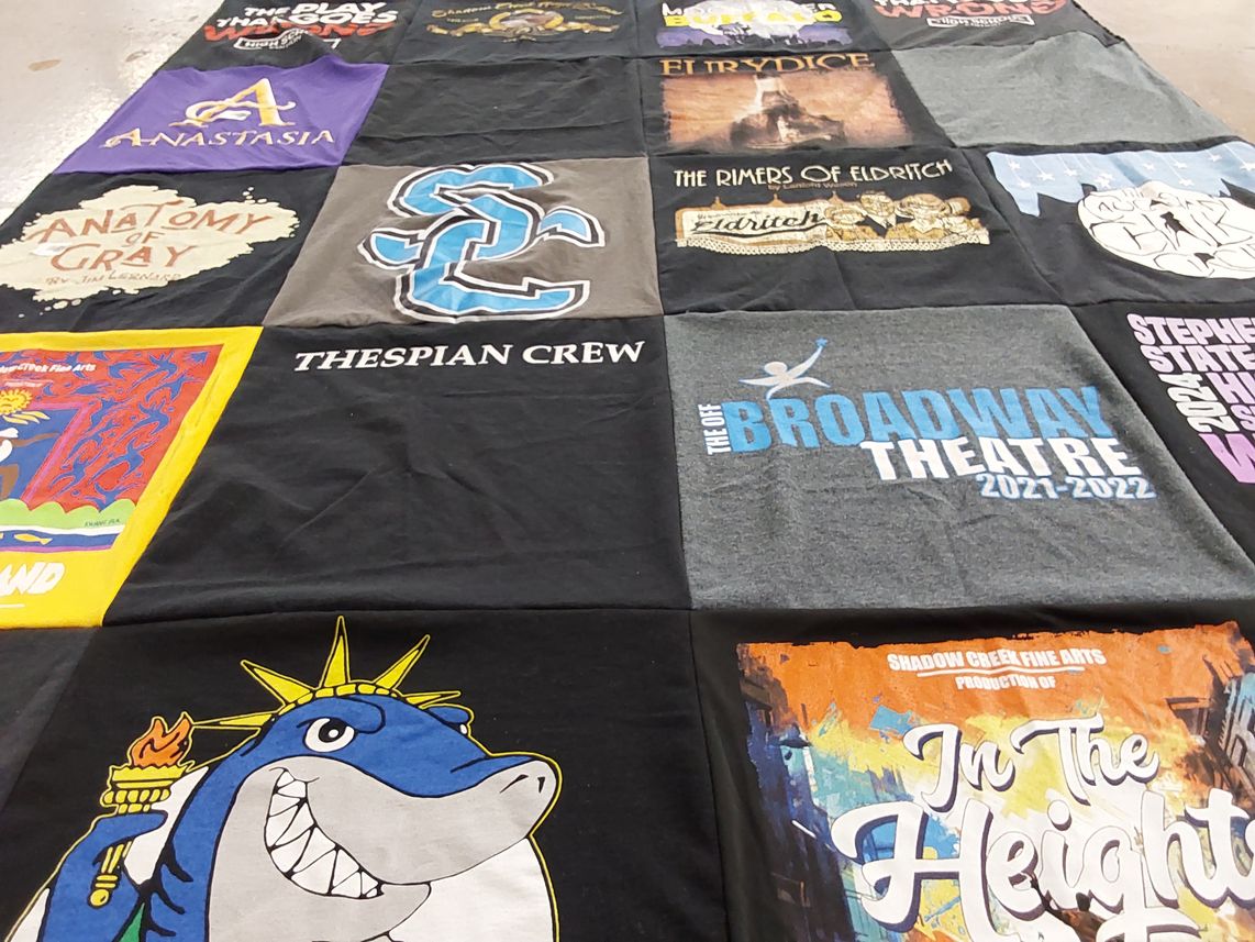 T-shirt quilt from stephen f. austin state university by Lea from TX