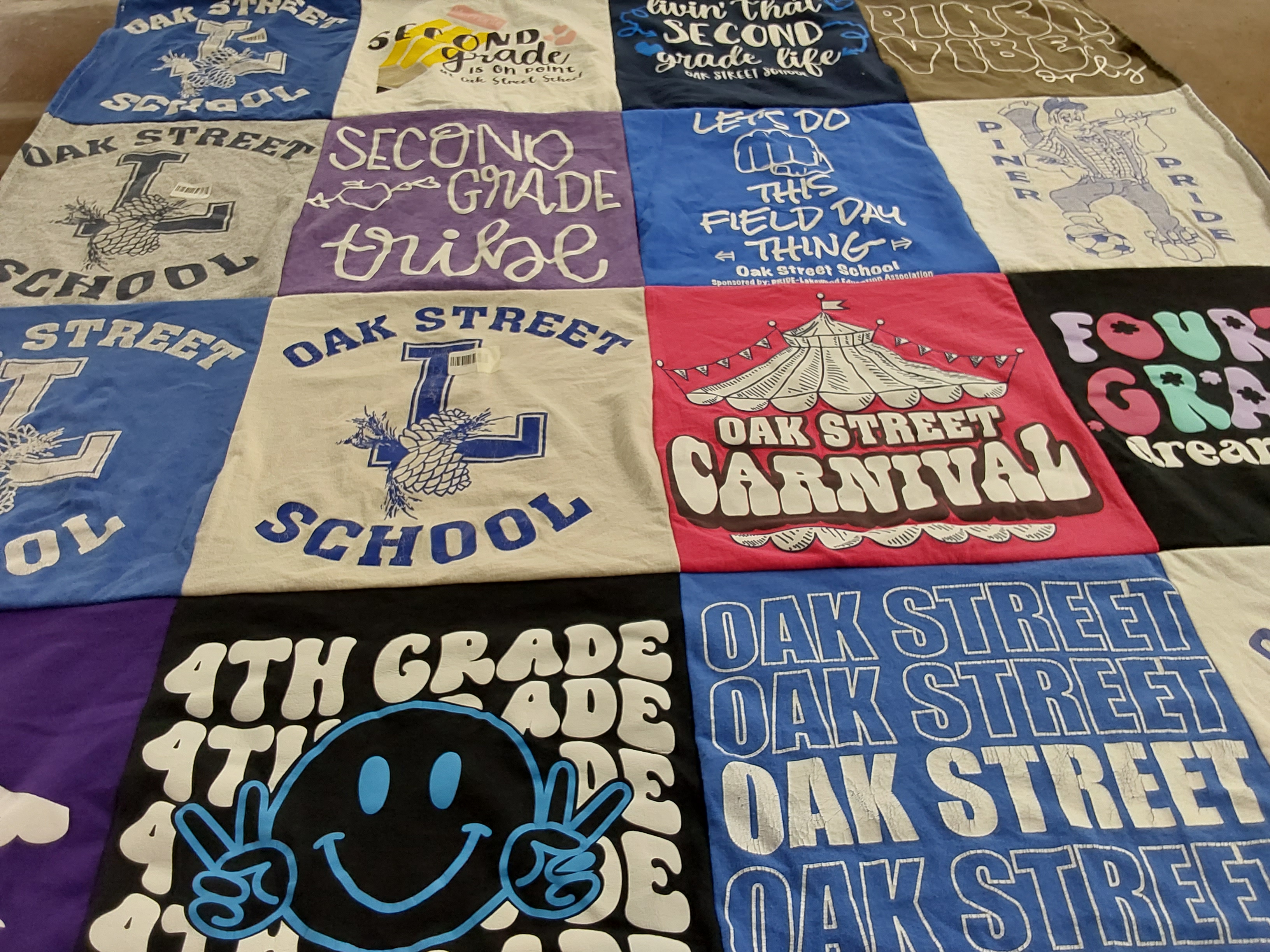 T-shirt quilt from oak street school by Kimberly from NJ