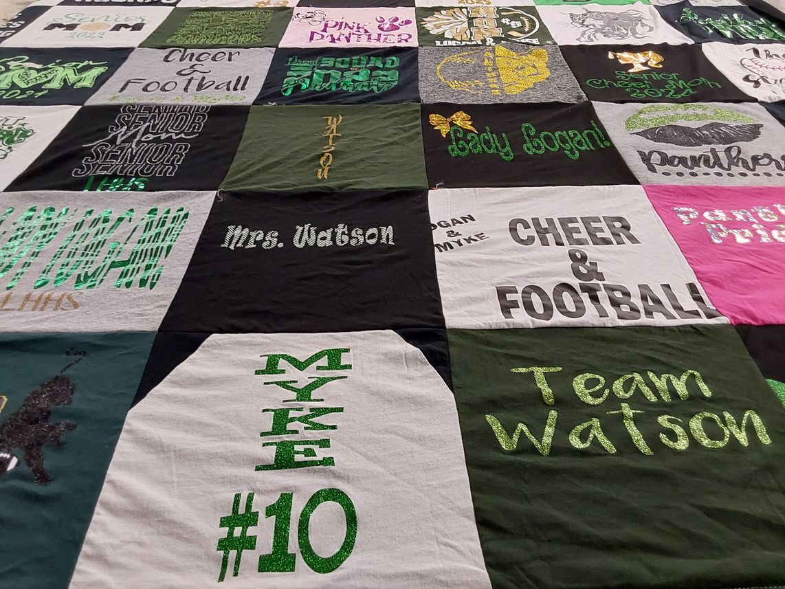 T-shirt quilt from lithonia high school by LADONIA from GA