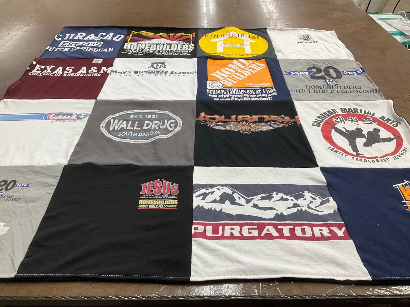T-shirt quilt from texas a&m university by Bruce from TX