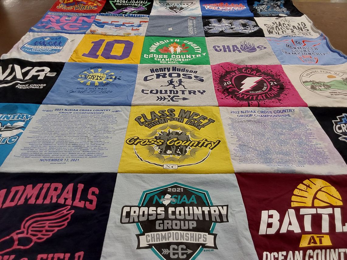 T-shirt quilt from henry hudson regional high school by Jill from NJ