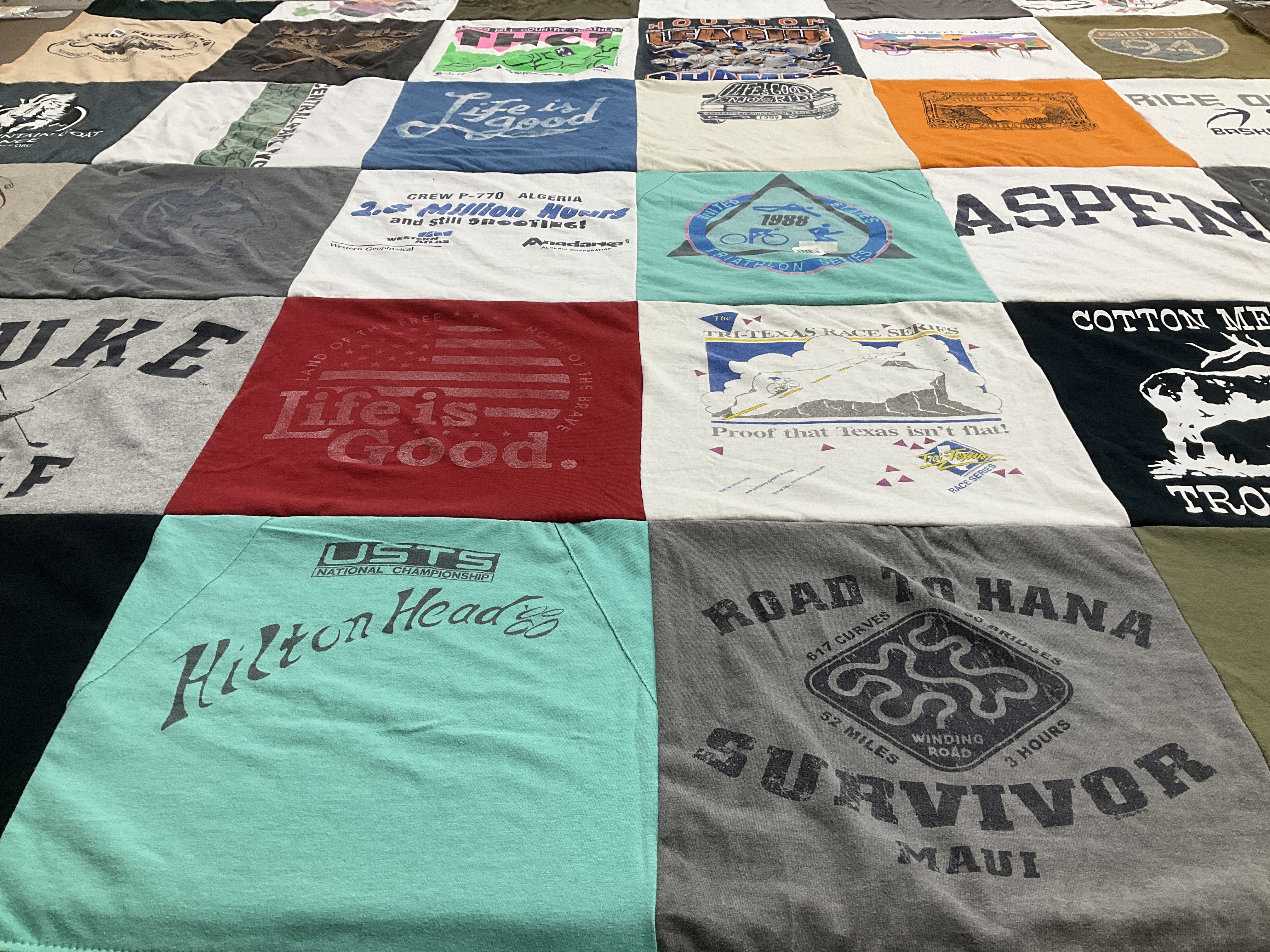 T-shirt quilt from duke university by Denise from TX