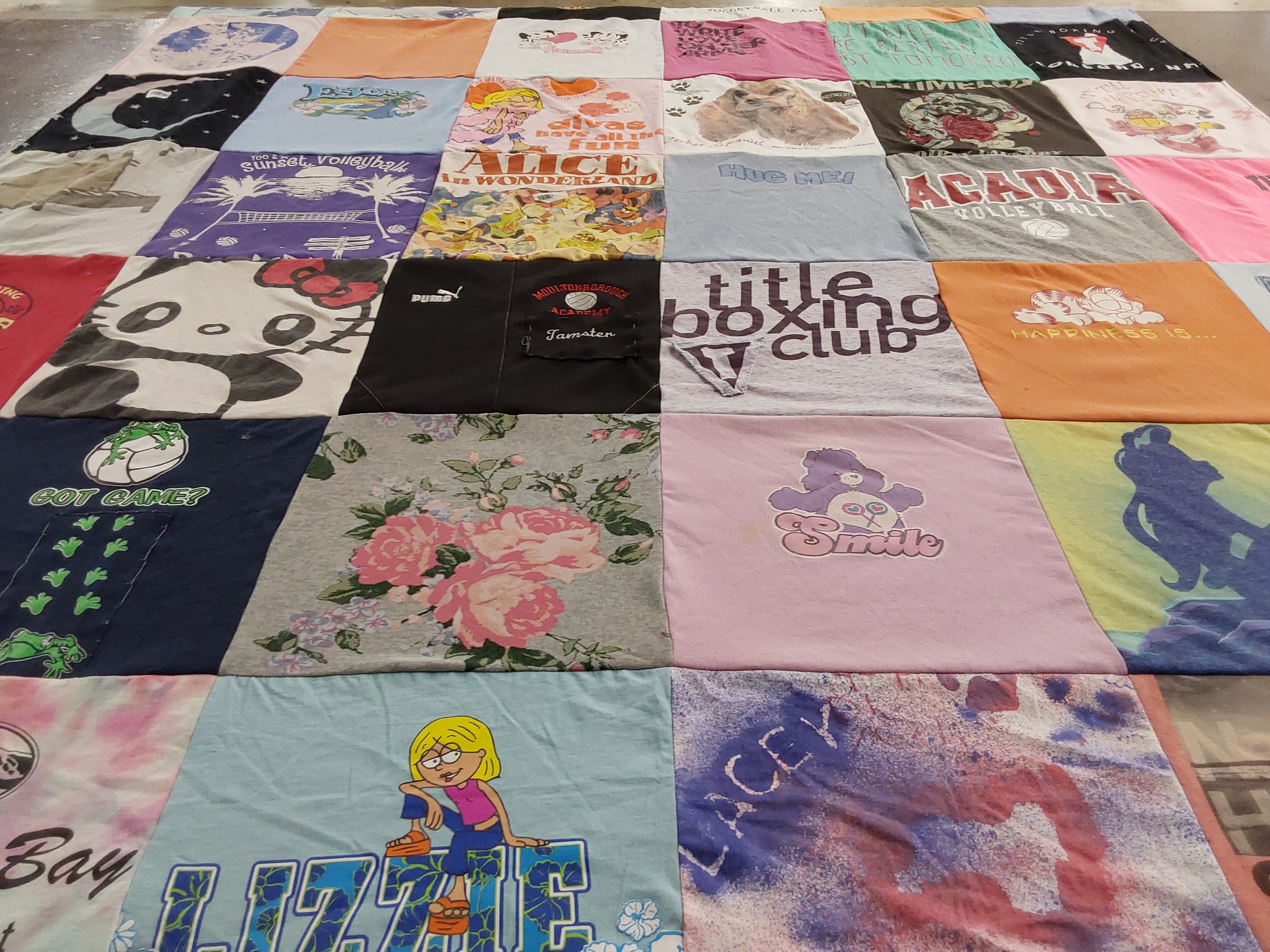 T-shirt quilt from acadia university by Kaitlin  from NH